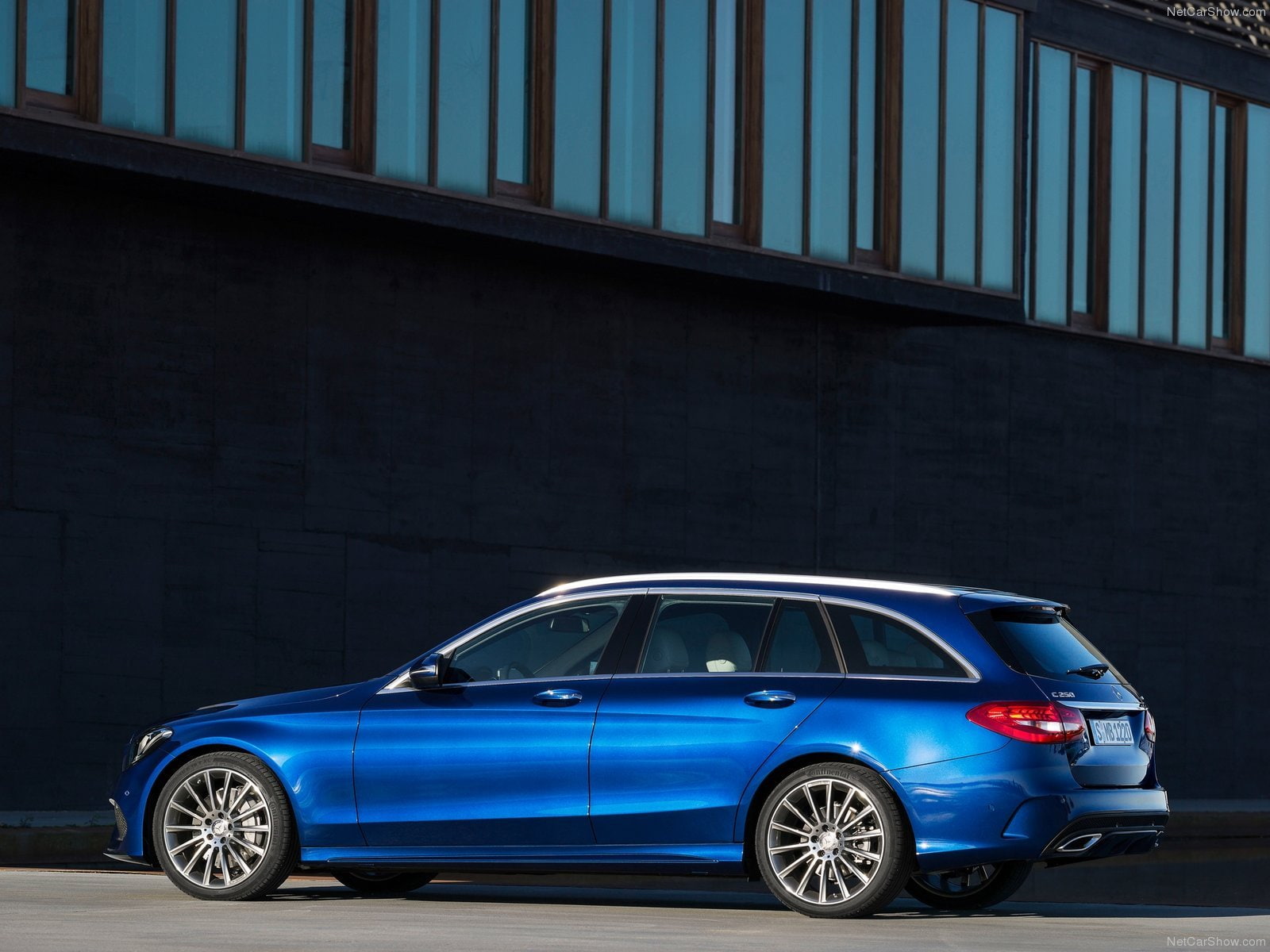 1204, c classe, marron, estate, break, germany, brown, mercedes, blue, 720P, bleue, HD Wallpaper