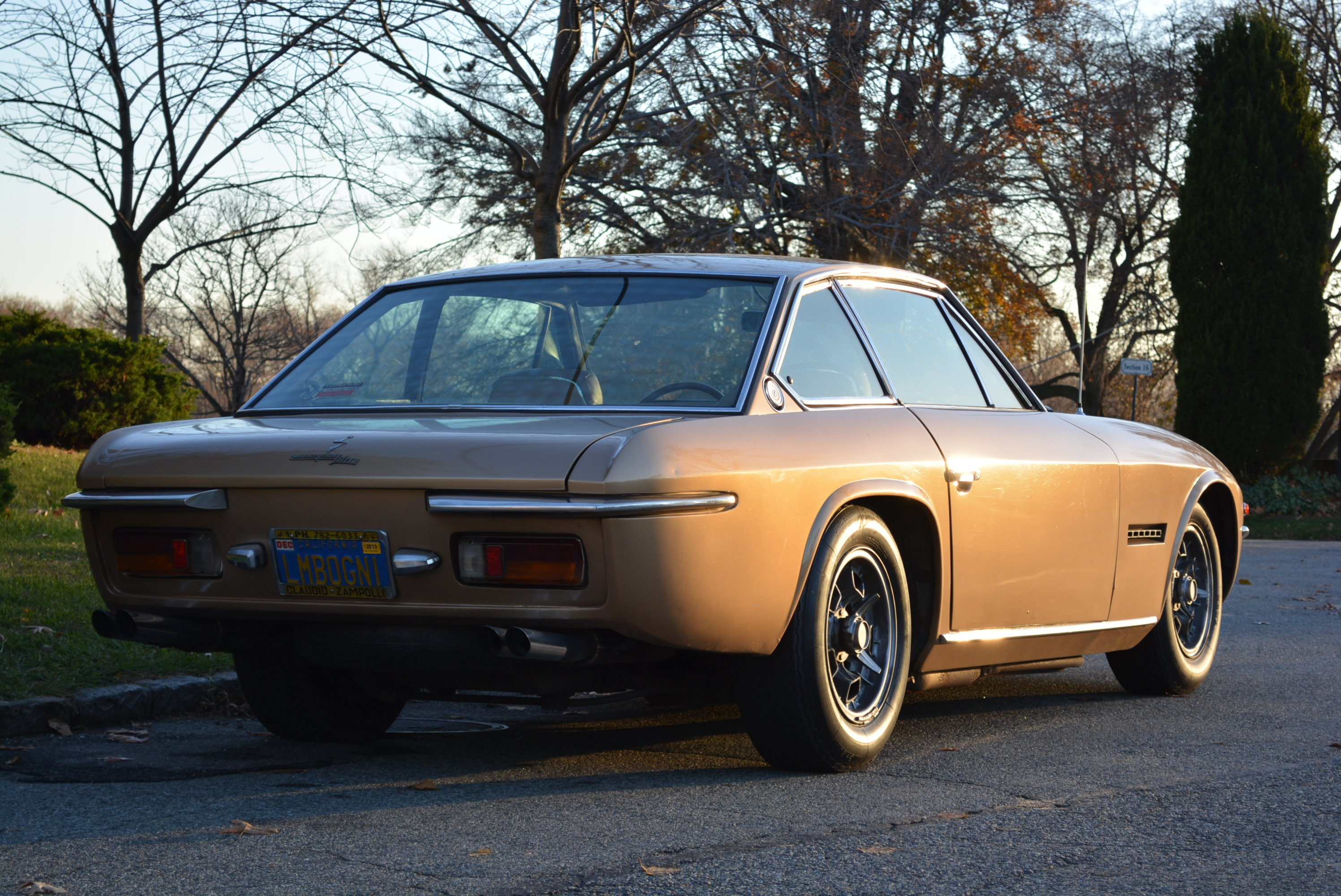 supercars, marron, classic, car, lamborghini, sportcars, 2K, italy, islero, HD Wallpaper