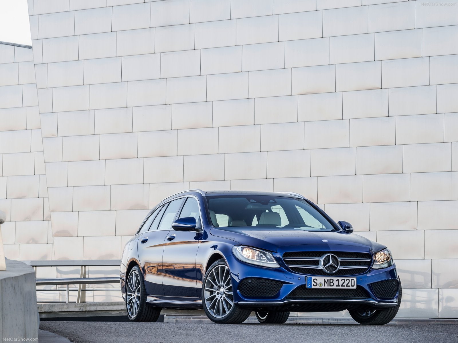 germany, marron, blue, 720P, estate, 1204, brown, c classe, mercedes, break, bleue, HD Wallpaper