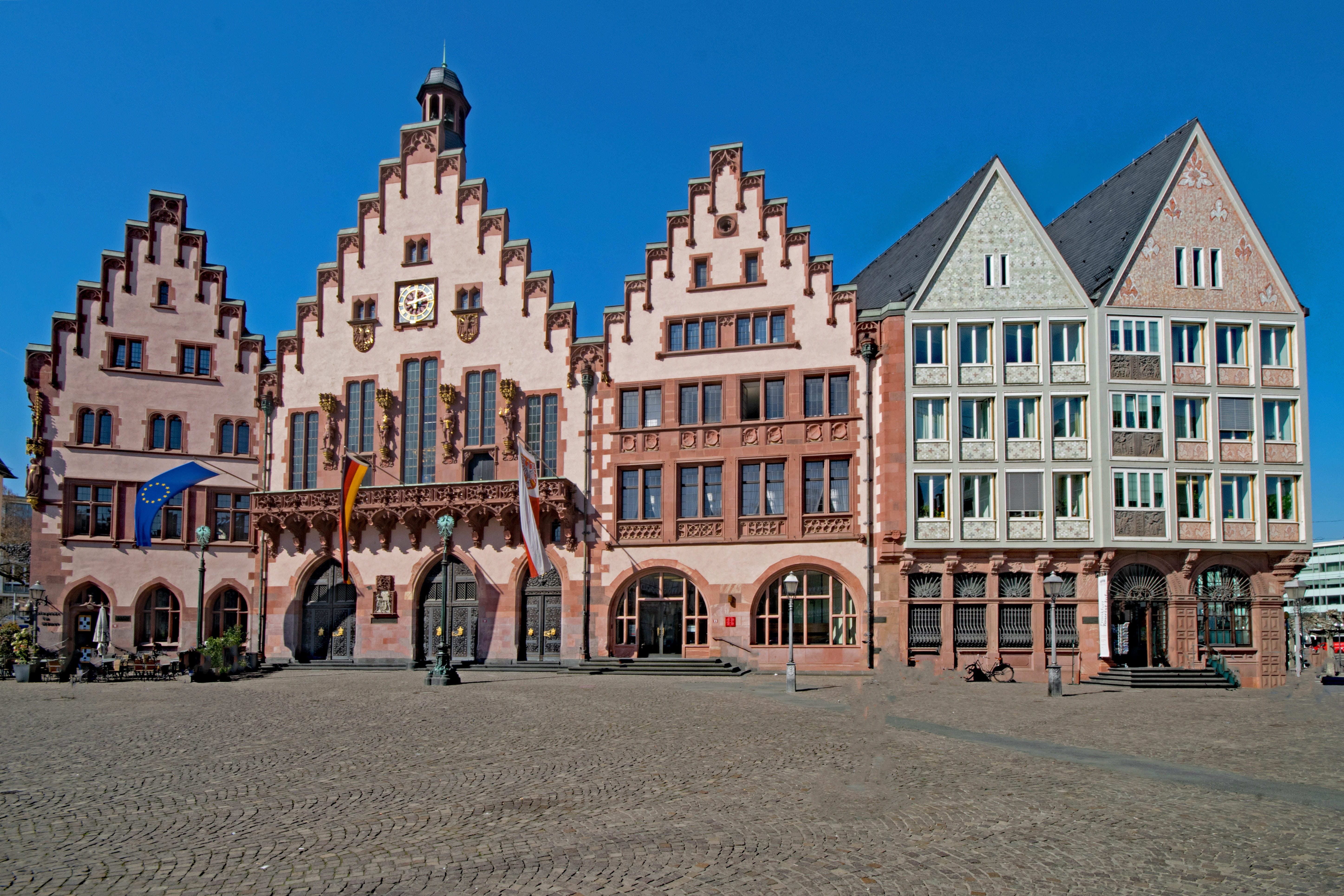 sky, Hesse, facade, architecture, window, house, row house, building Exterior, residential district, town, old town, no people, outdoors, travel destinations, HD Wallpaper