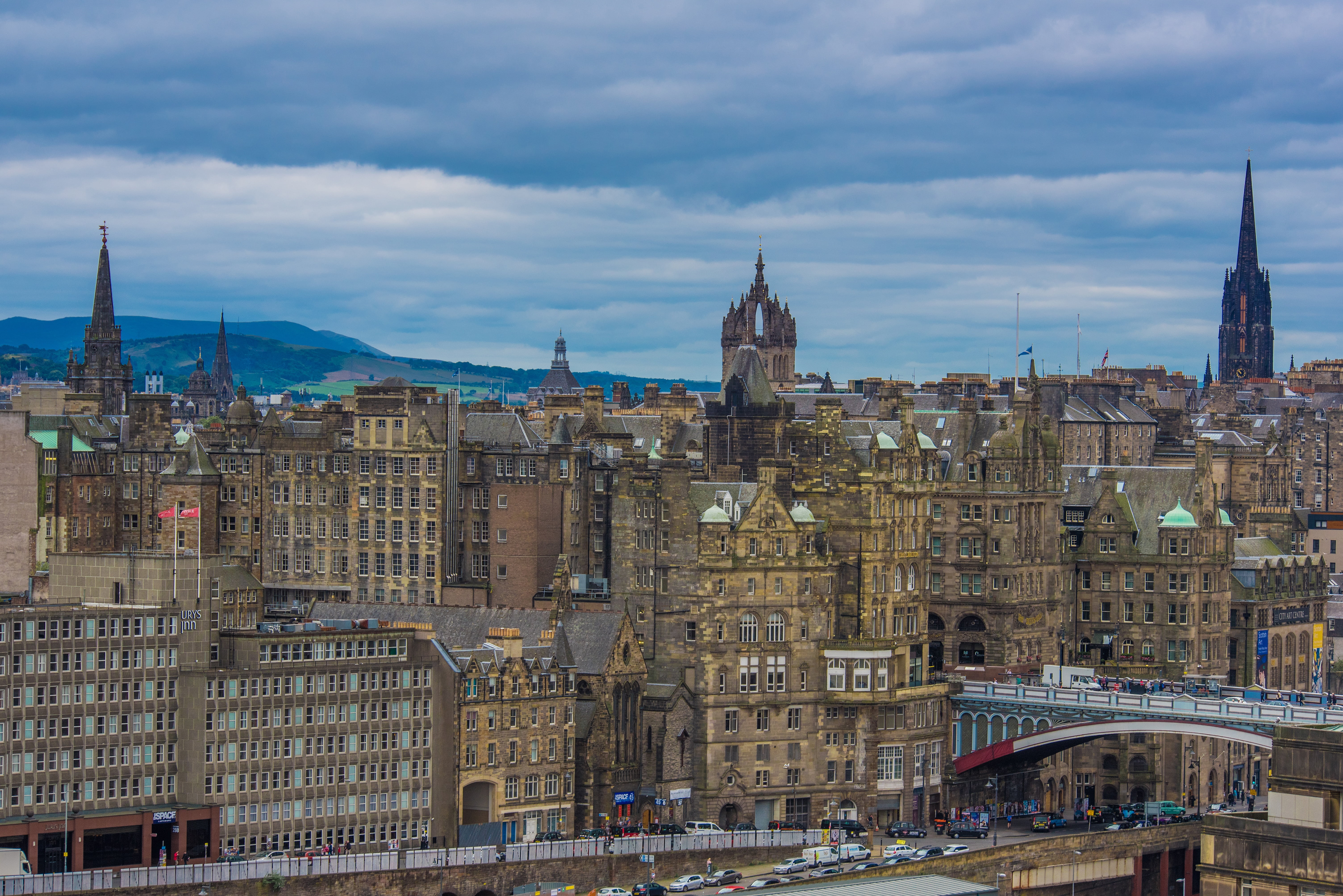 built structure, travel destinations, sky, the past, road, view, history, panorama, place of worship, picturesque, religion, hill, capital, travel, tower, HD Wallpaper