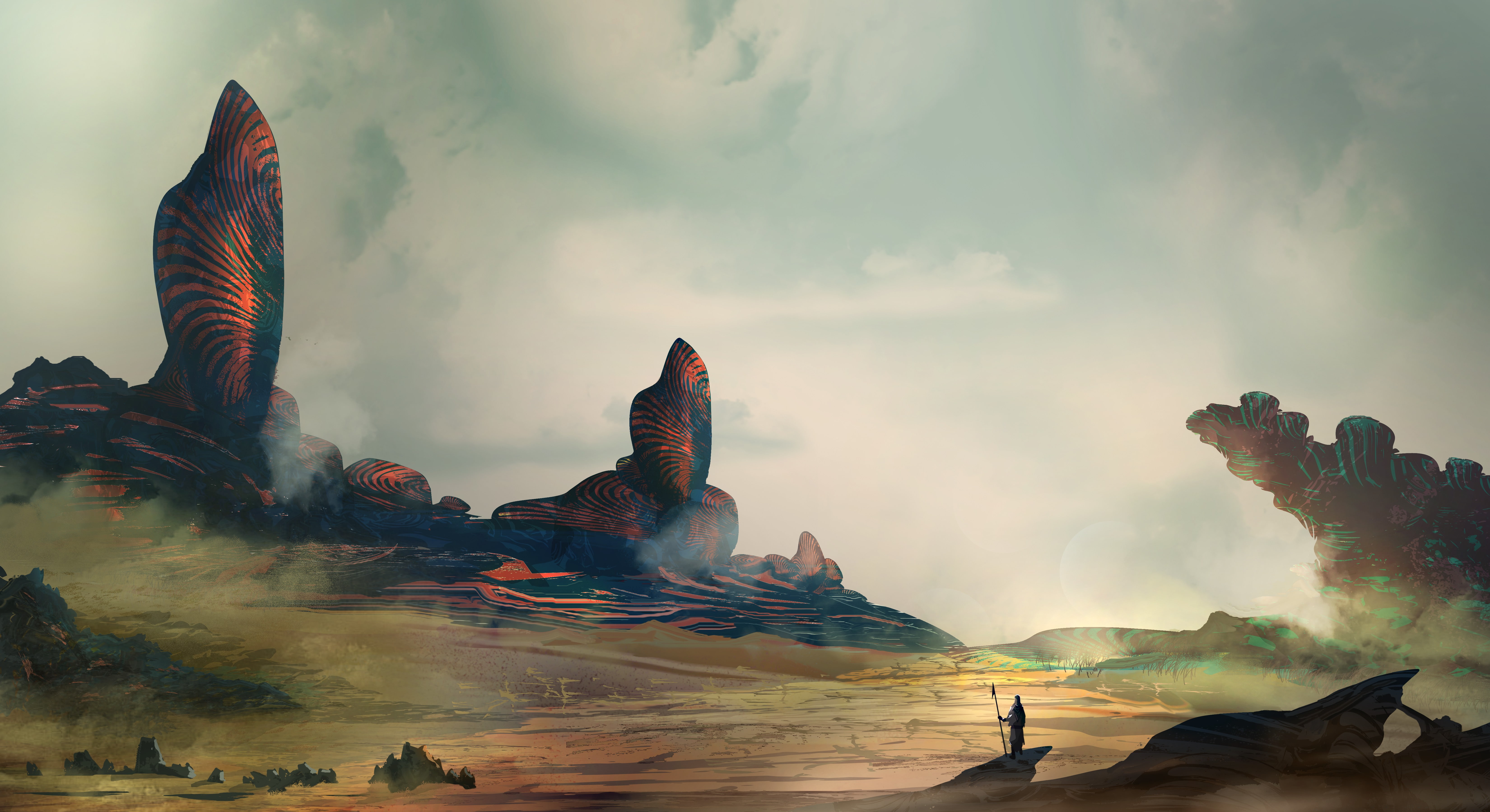 landscape, plains, 5K, HD Wallpaper