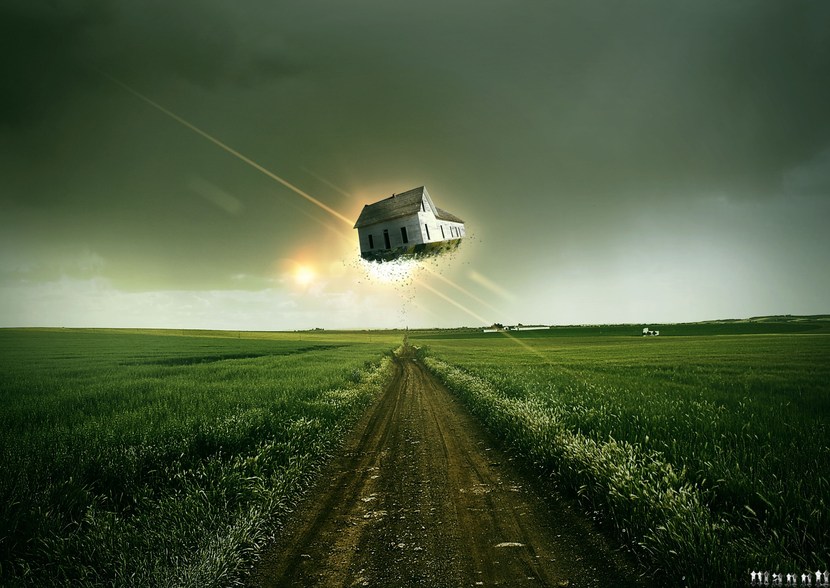 plains, house, 2K, HD Wallpaper