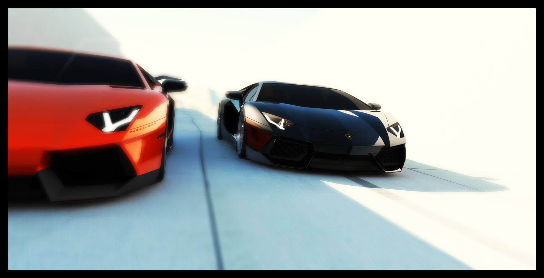 travel, auto post production filter, sports car, red, mode of transportation, sports, cars, orange, Lamborghini Aventador, motor vehicle, city life, city, HD Wallpaper