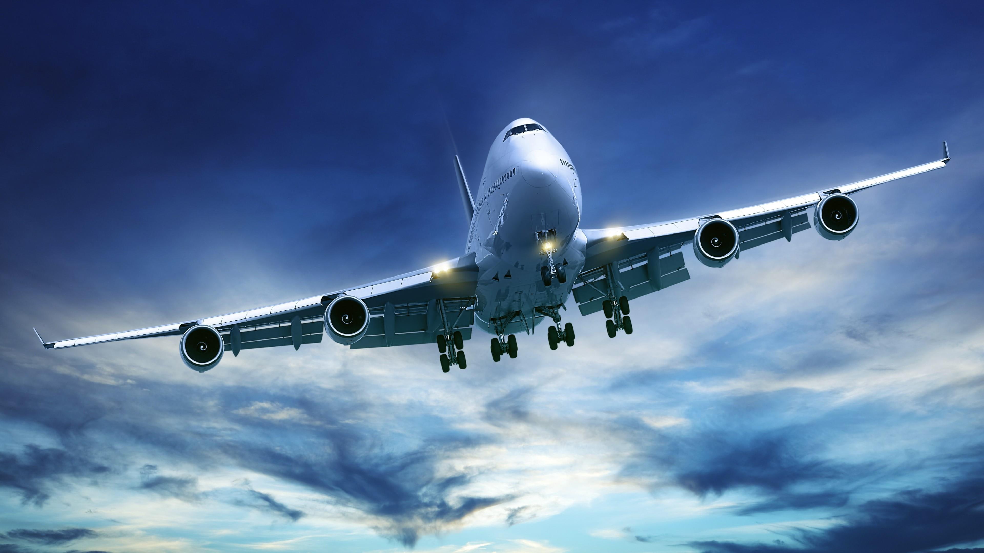 4K, air, travel, flying, sky, fly, airplane, HD Wallpaper