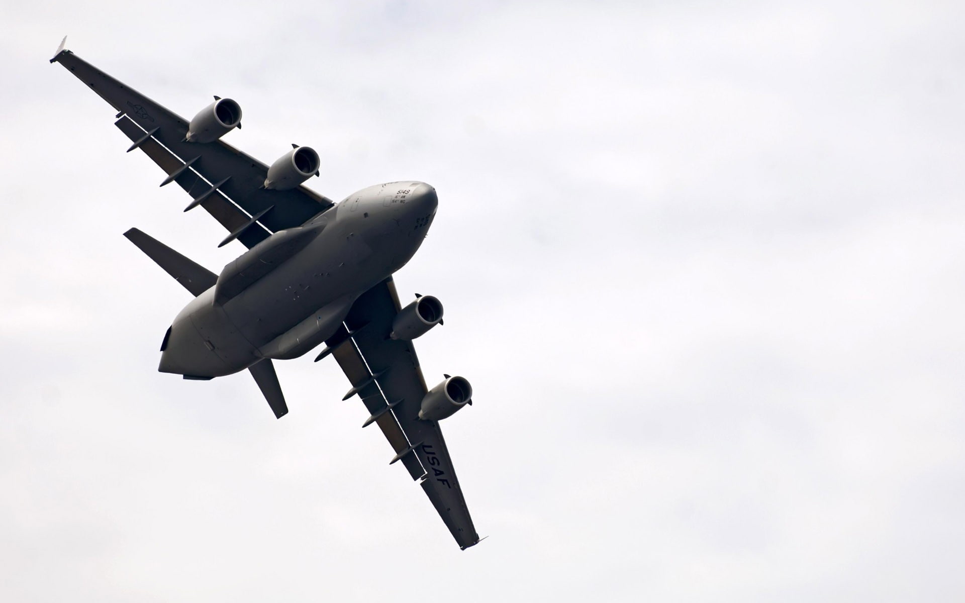 C-17 Globmaster, military aircraft, 1080P, warplanes, HD Wallpaper