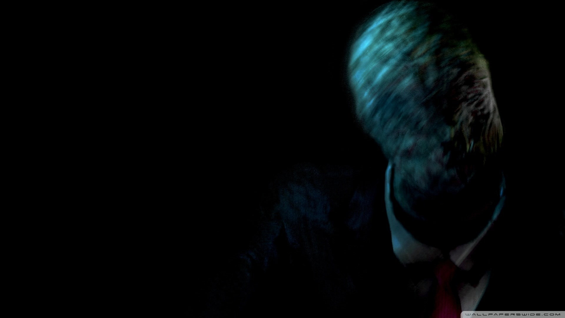 human body part, dark, close-up, black background, adult, indoors, one person, unrecognizable person, rear view, copy space, studio shot, headshot, men, HD Wallpaper