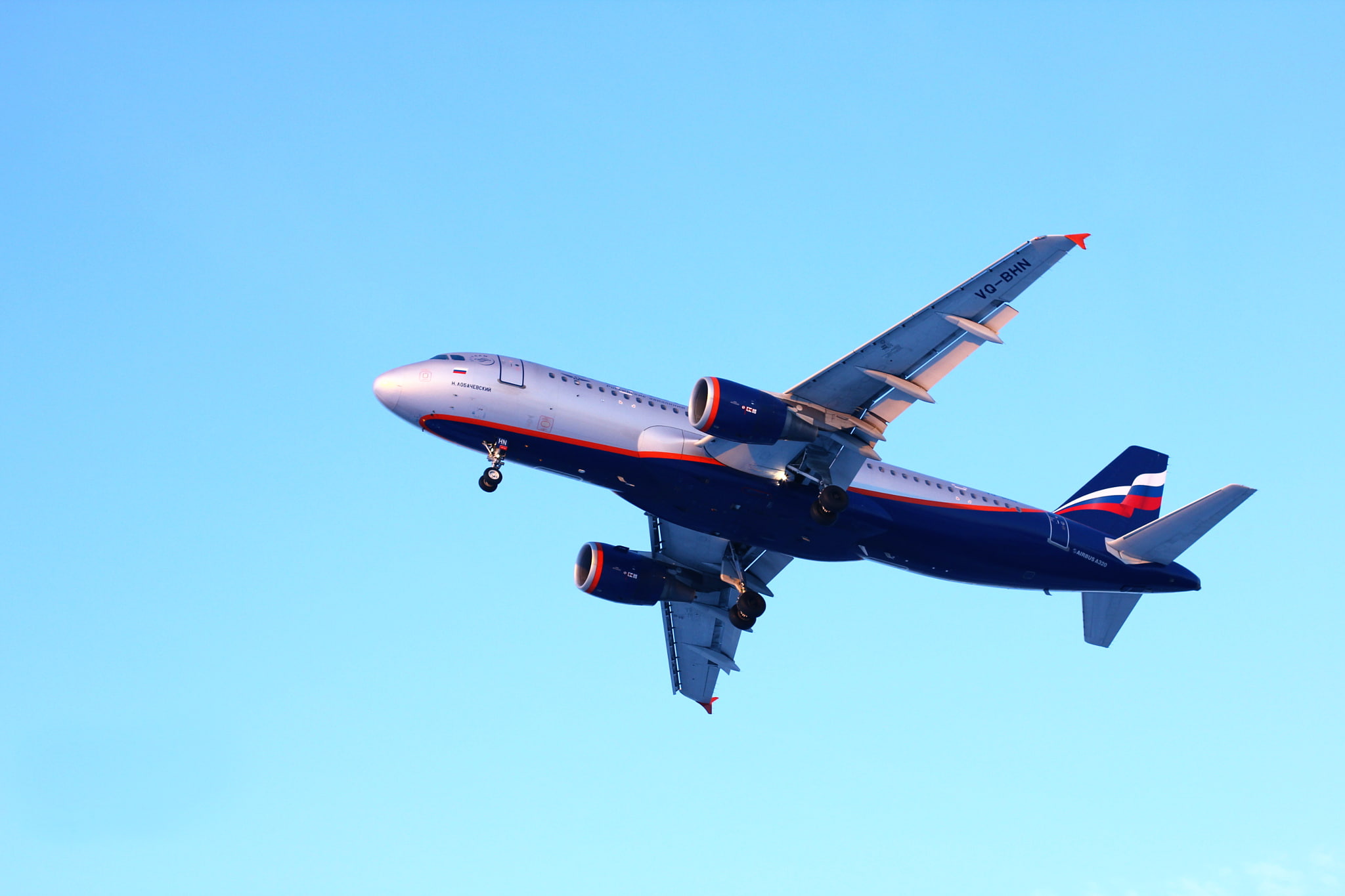flight, Airbus, the plane, 1080P, Aeroflot, A320, HD Wallpaper