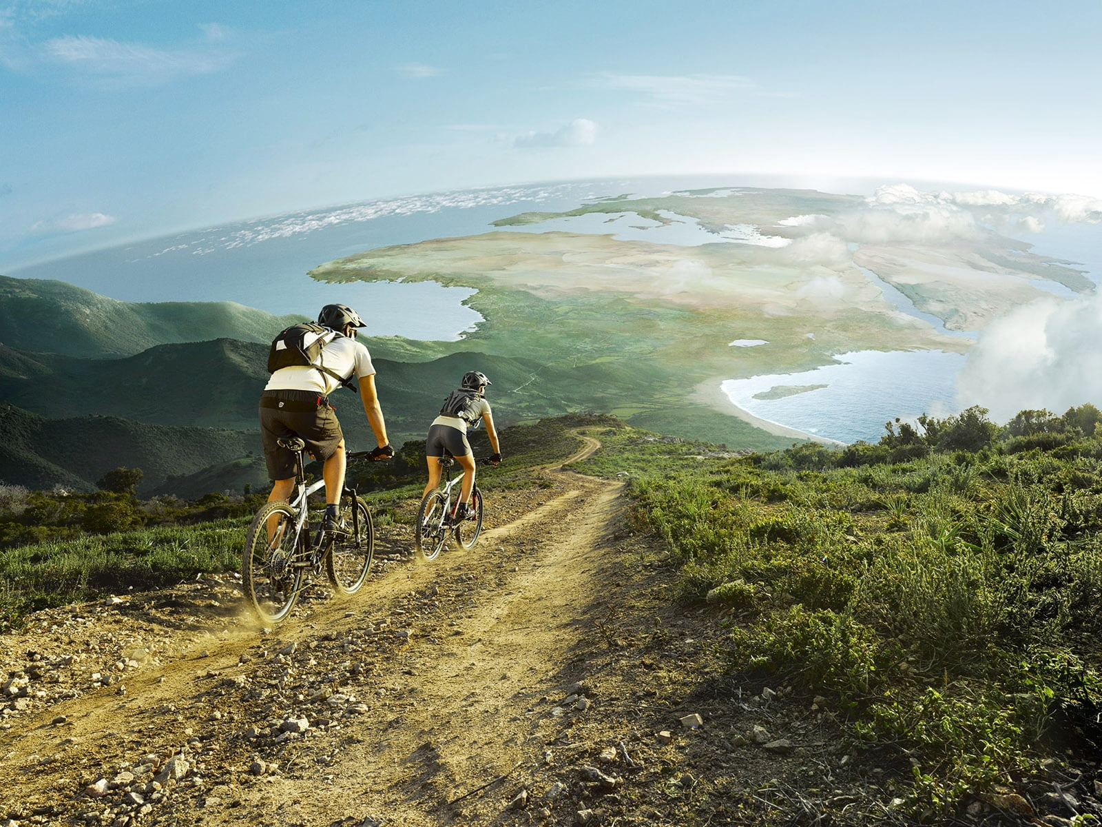 males, scenics, athlete, mountain Bike, scenics - nature, travel, cycling, motion, recreational Pursuit, mountain Biking, ride, t, domestic, beauty In Nature, HD Wallpaper