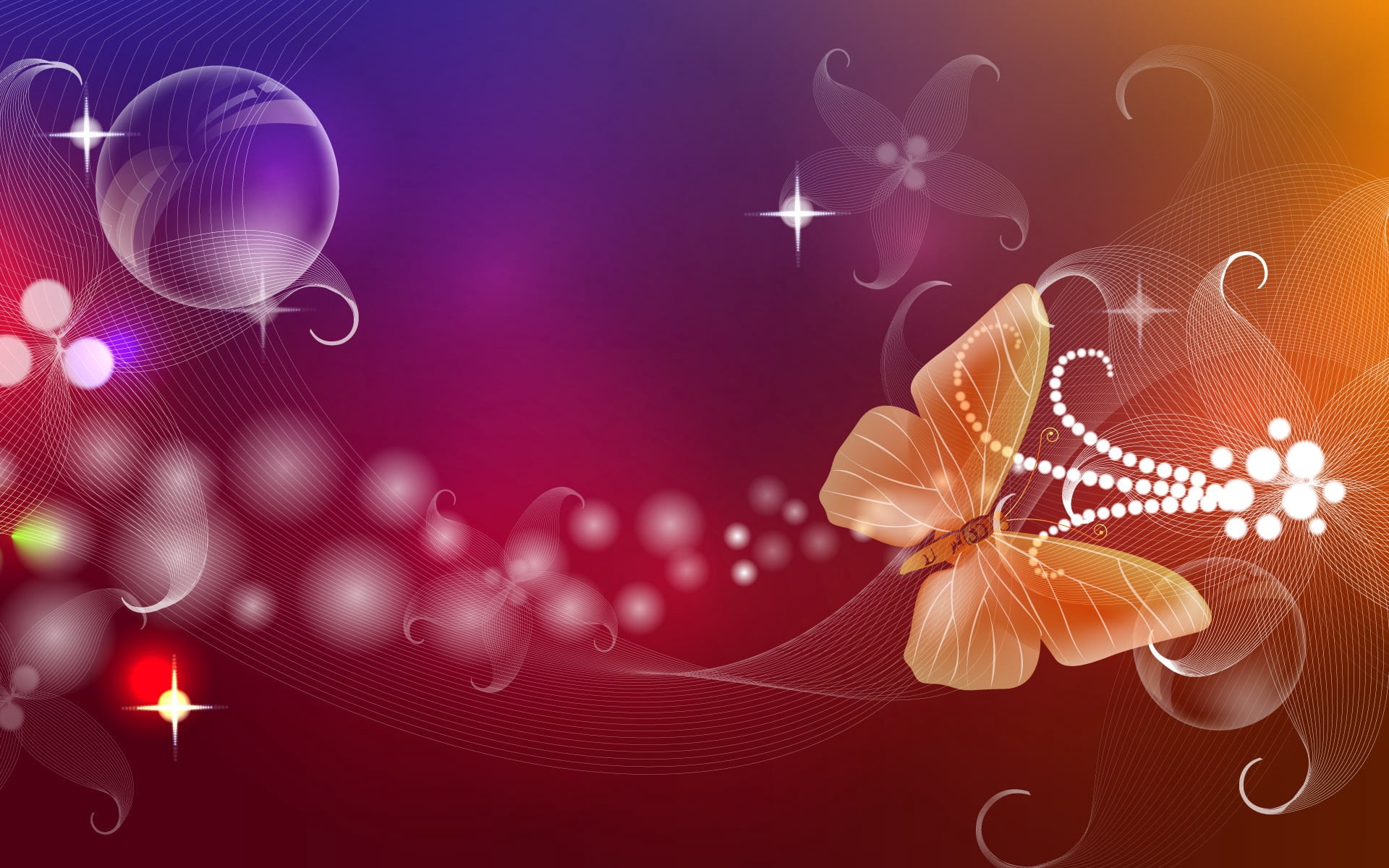 night, lighting equipment, bright, flight, modern, butterfly, emotion, shape, elegance, blue, art and craft, 1080P, event, lines, animal themes, geometric shape, HD Wallpaper