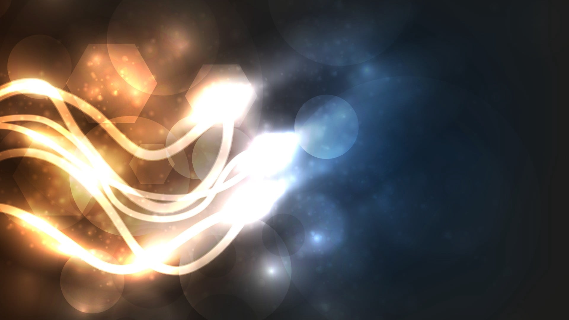 nature, beauty in nature, abstract, outdoors, bright, star - space, lights, sky, illustration, lines, beige, 1080P, flight, night, illuminated, circles, HD Wallpaper