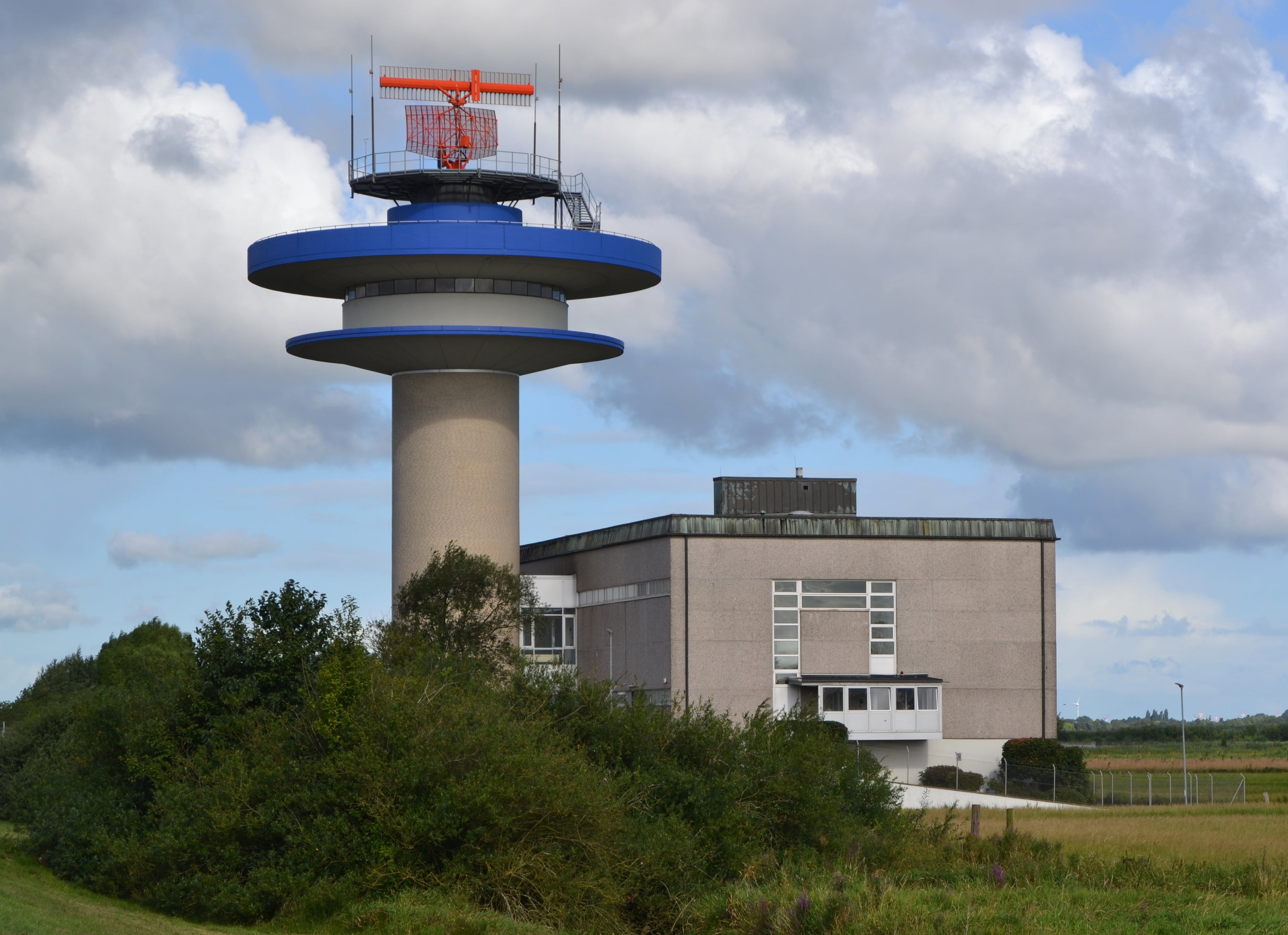 air traffic control, guidance, building exterior, protection, radar, direction, airport, 2K, tree, no people, security, nature, outdoors, day, air traffic controllers, HD Wallpaper