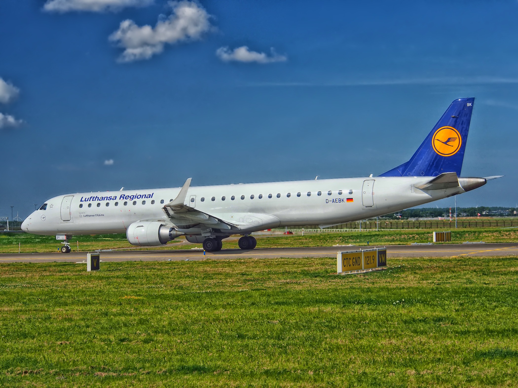 transportation, plane, lufthansa, airliner, outdoors, cloud - sky, hdr, aerospace industry, aircraft, blue, passenger jet, travel, no people, amsterdam airport, HD Wallpaper