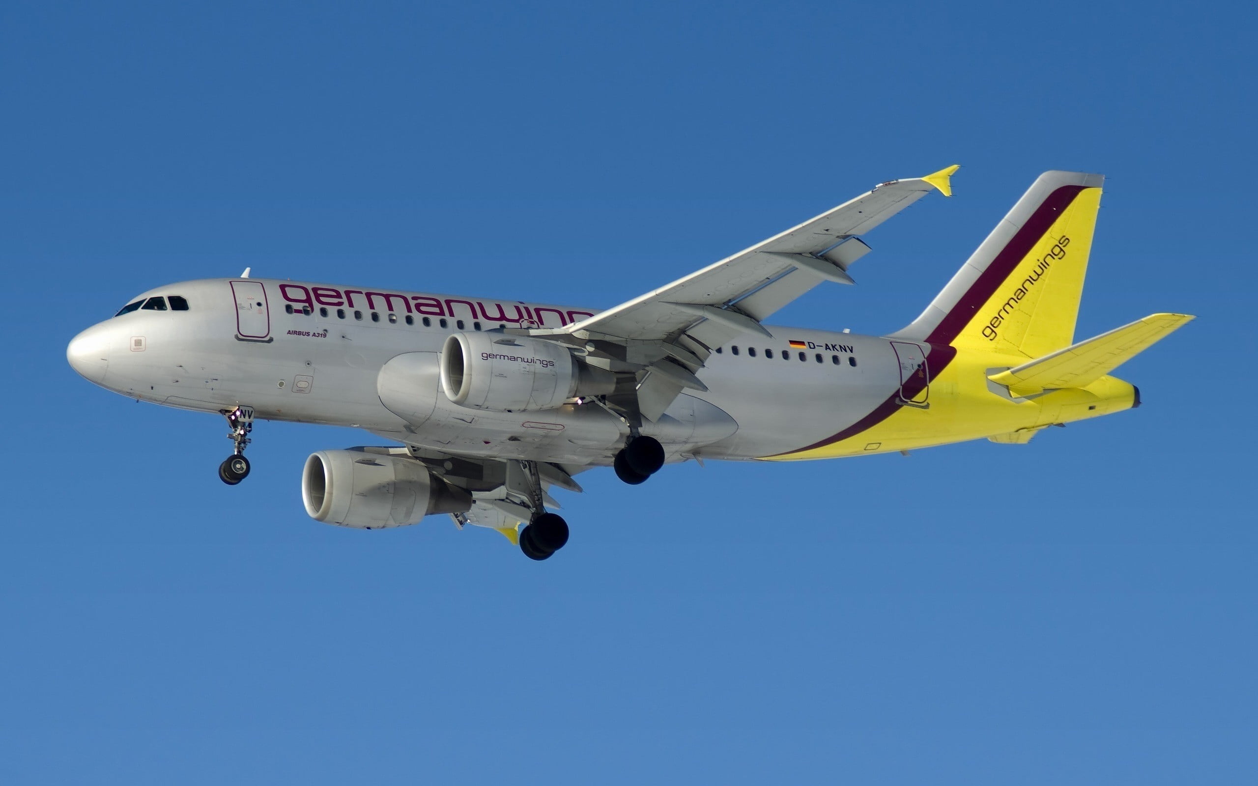 transportation, journey, travel Destinations, plane, airport, mode of transportation, outdoors, yellow, airbus A320, air, airplane, sky, 2K, no people, HD Wallpaper
