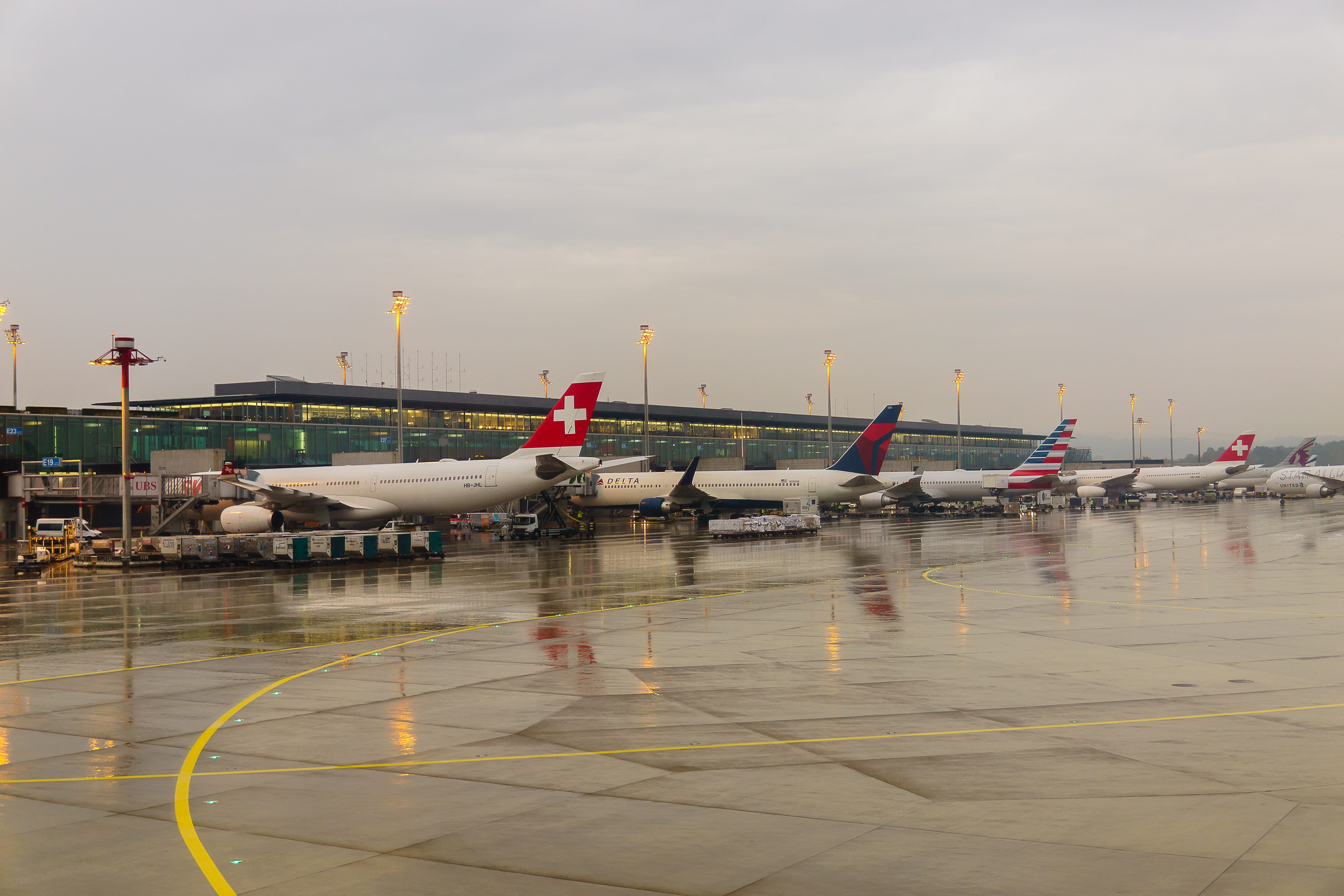 zurich, switzerland, animal themes, sky, travel, outdoors, transportation, air vehicle, built structure, architecture, water, mode of transportation, airplane, HD Wallpaper