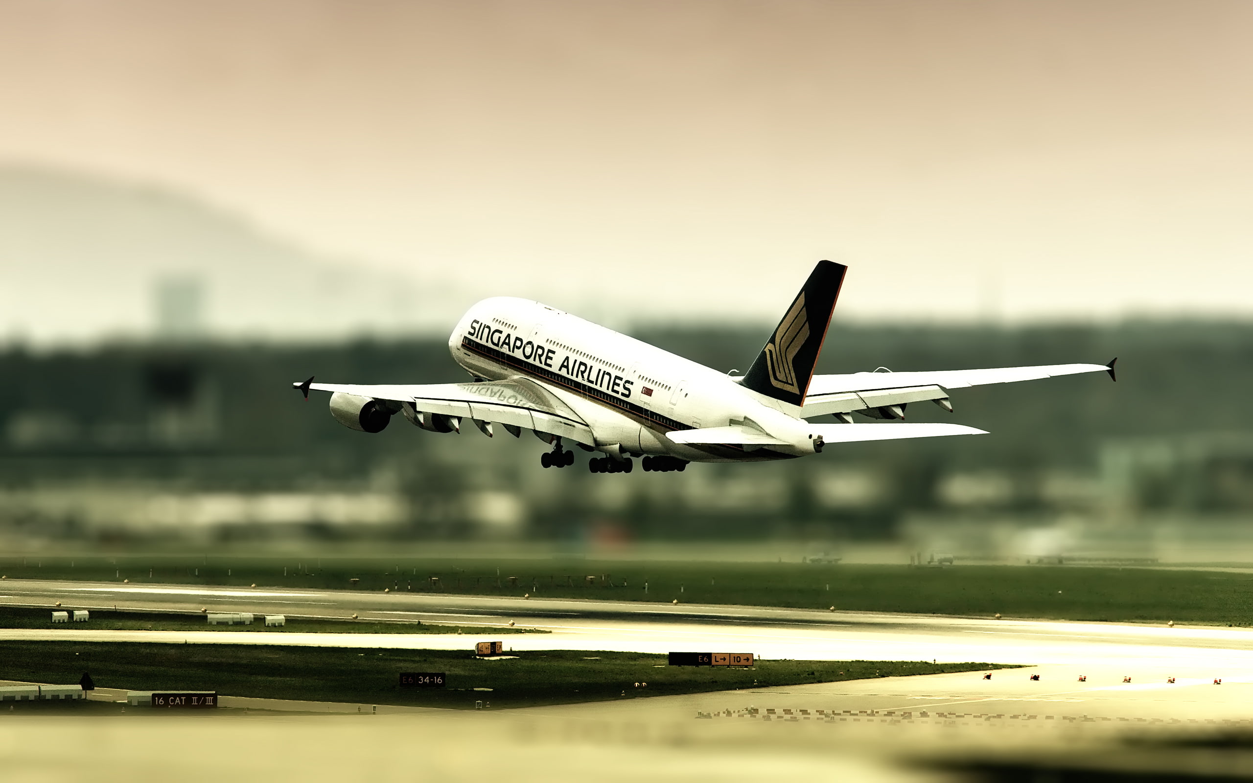 Aircraft, Zurich, Airplane, 2K, Aircrafts, Airport, Airbus A380, HD Wallpaper