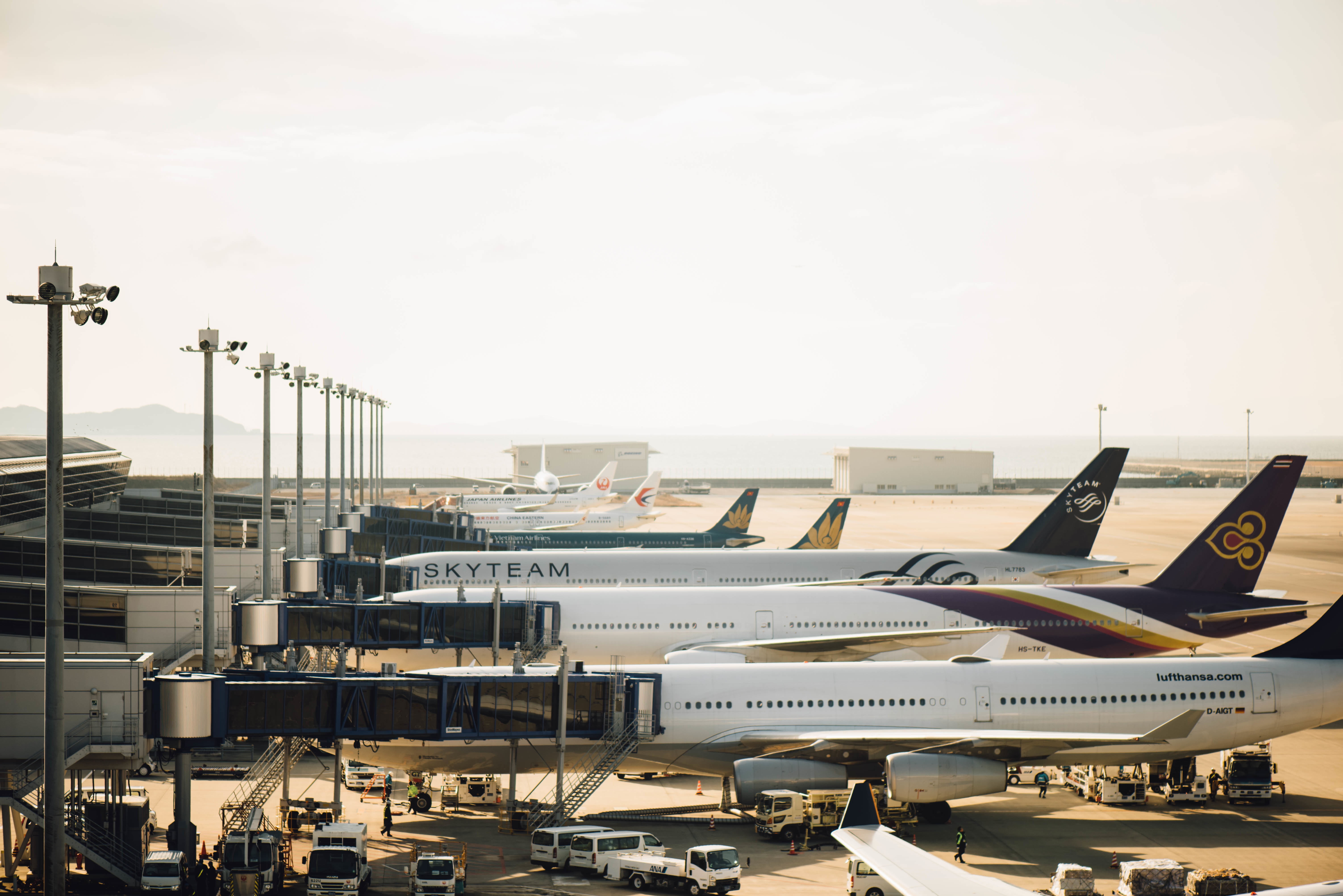 5K, driver, travel, worker, airport, sky, industry, factory, no people, tower, air vehicle, nature, ambulance, connection, wings, built structure, furniture, HD Wallpaper