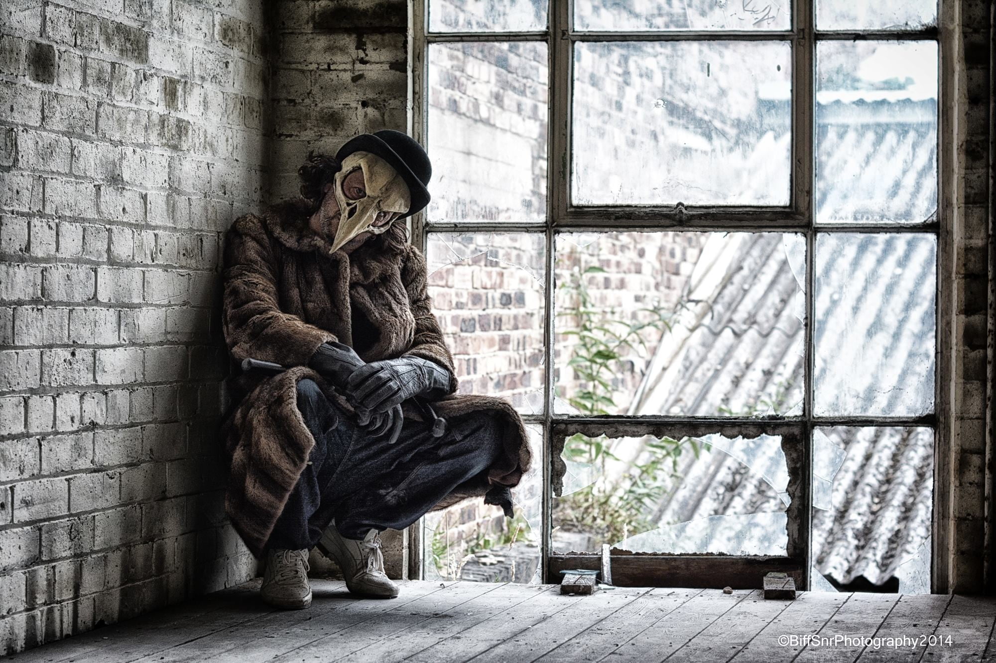 brown, ruin, wall - building feature, building exterior, s, creativity, day, looking at viewer, white, men, real people, coat, wall, person, full length, HD Wallpaper