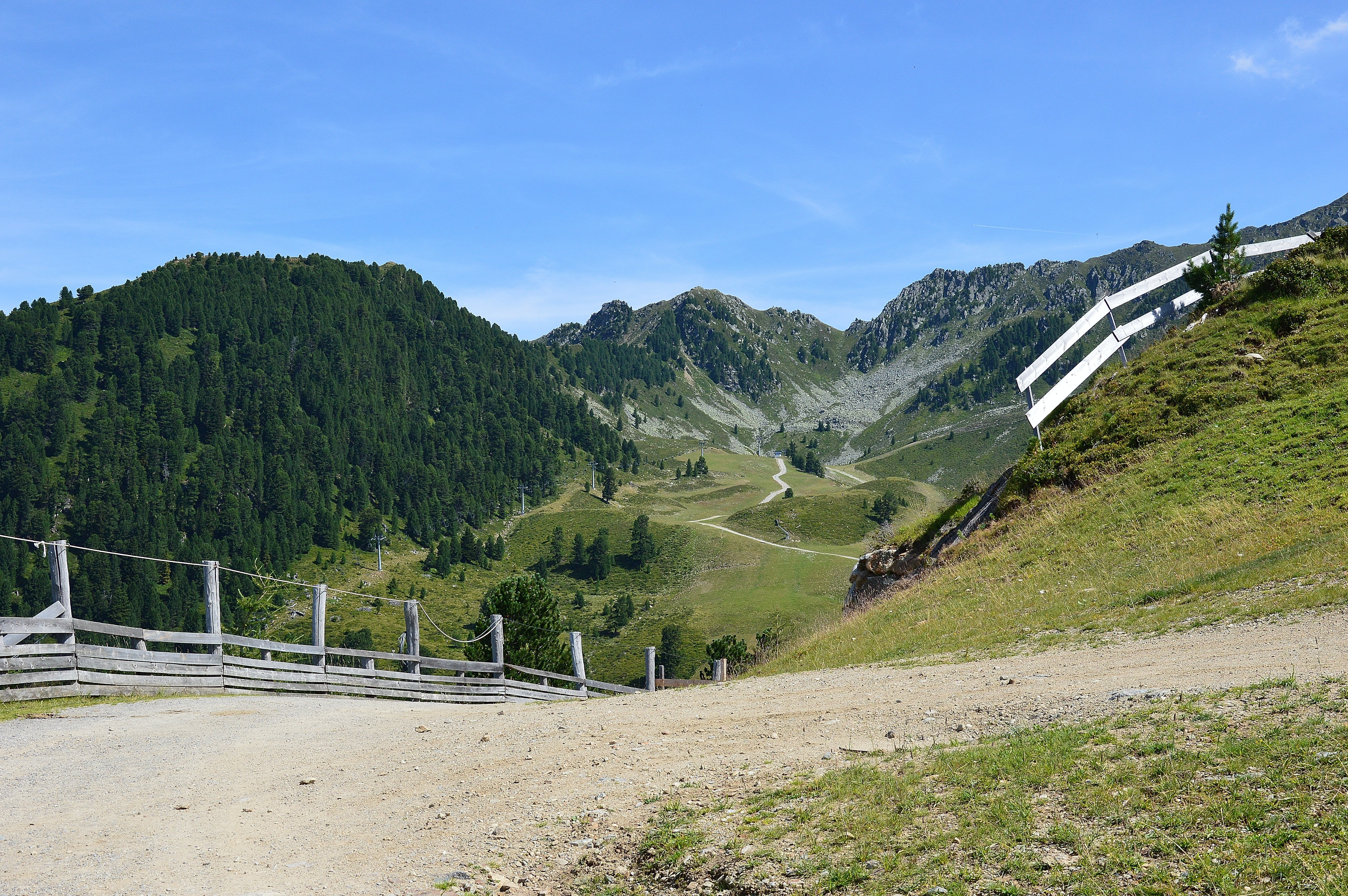 5K, oetztal, scenics - nature, day, alpine, tyrol, tranquil scene, land, environment, landscape, non-urban scene, austria, tree, sky, nature, direction, HD Wallpaper