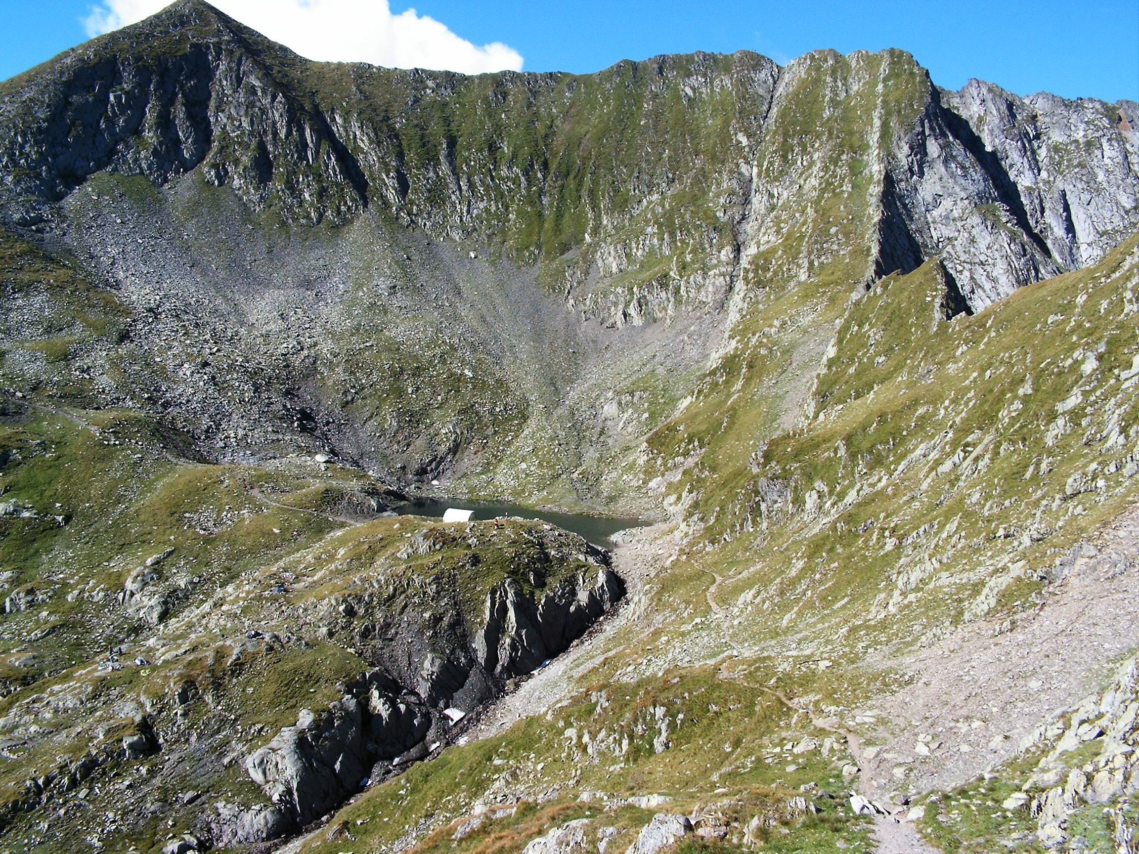 3d and abstract, trekking, romanian, lake, 1080P, beauty, carpathians, mountains, HD Wallpaper