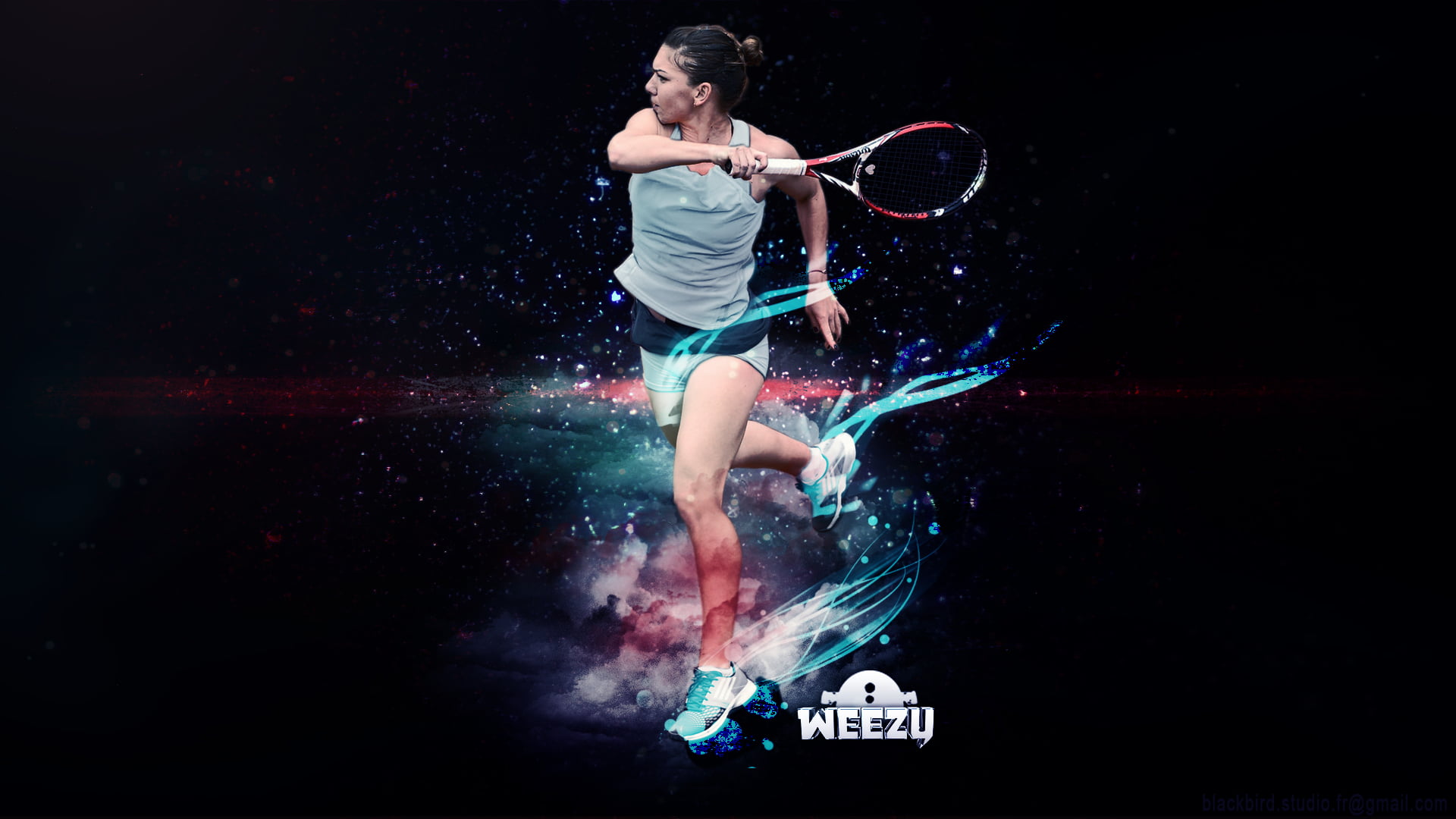1080P, Simona Halep, Romanian, Tennis, HD Wallpaper