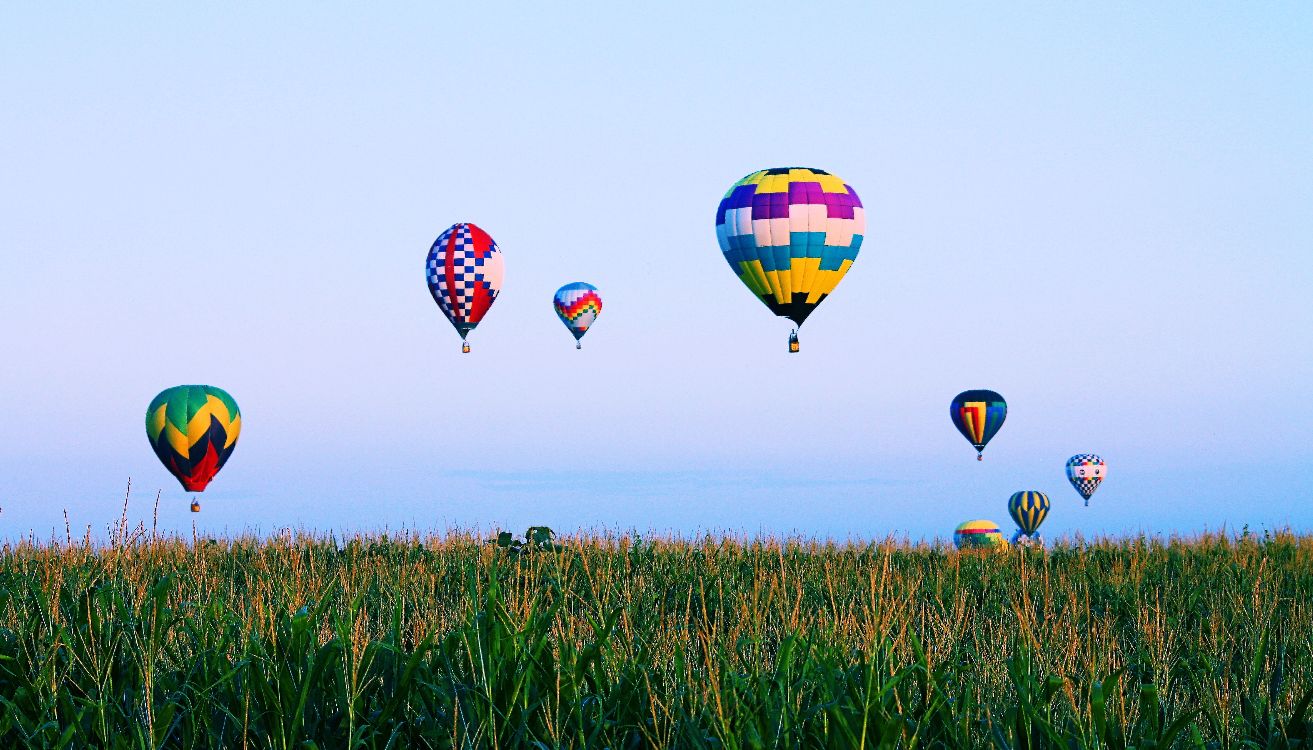 sky, Sigma 70, air, assorted, balloons, hot Air Balloon, outdoors, hot, National, heat - Temperature, multi Colored, adventure, nature, Classic, 4K, APO, HD Wallpaper