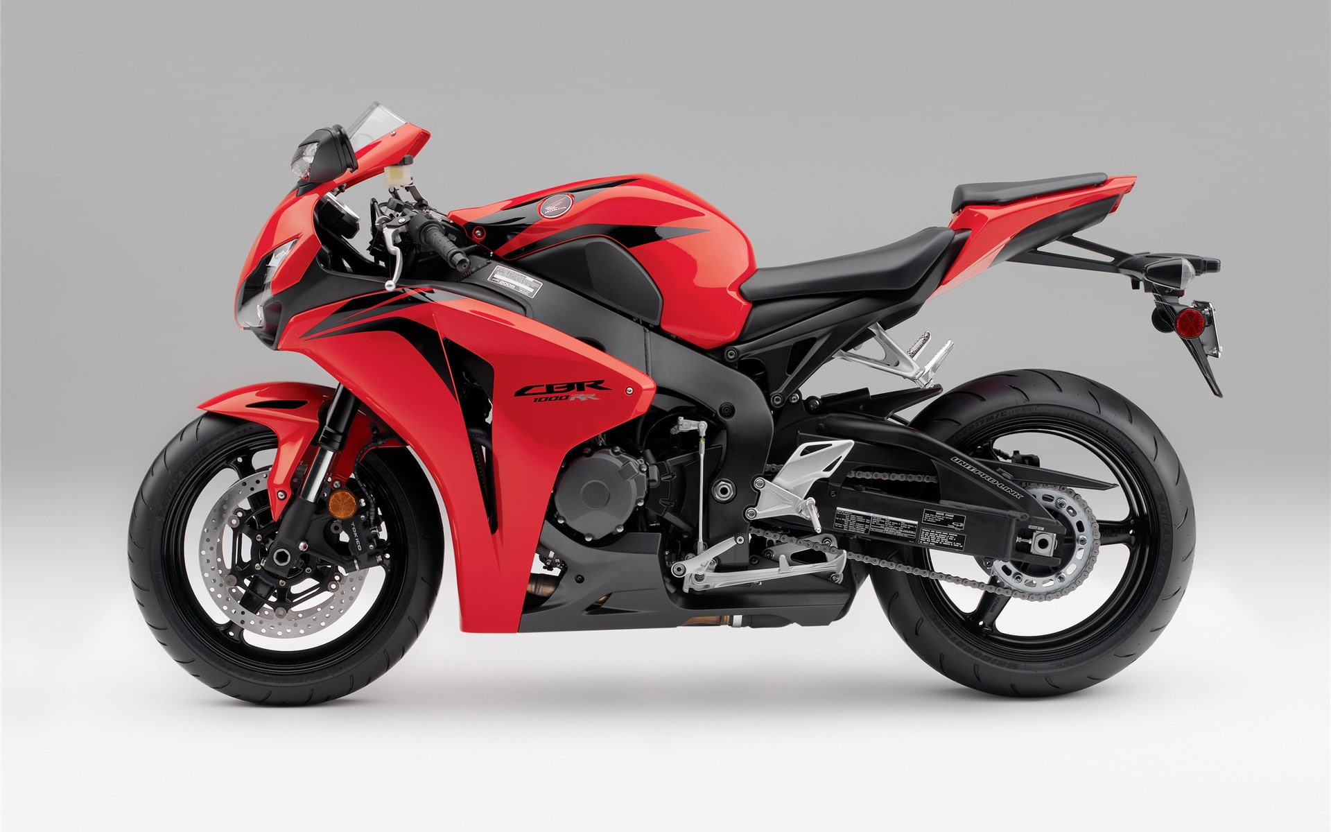 honda, rr, 1080P, 1000rr, 2009, cbr, red, HD Wallpaper