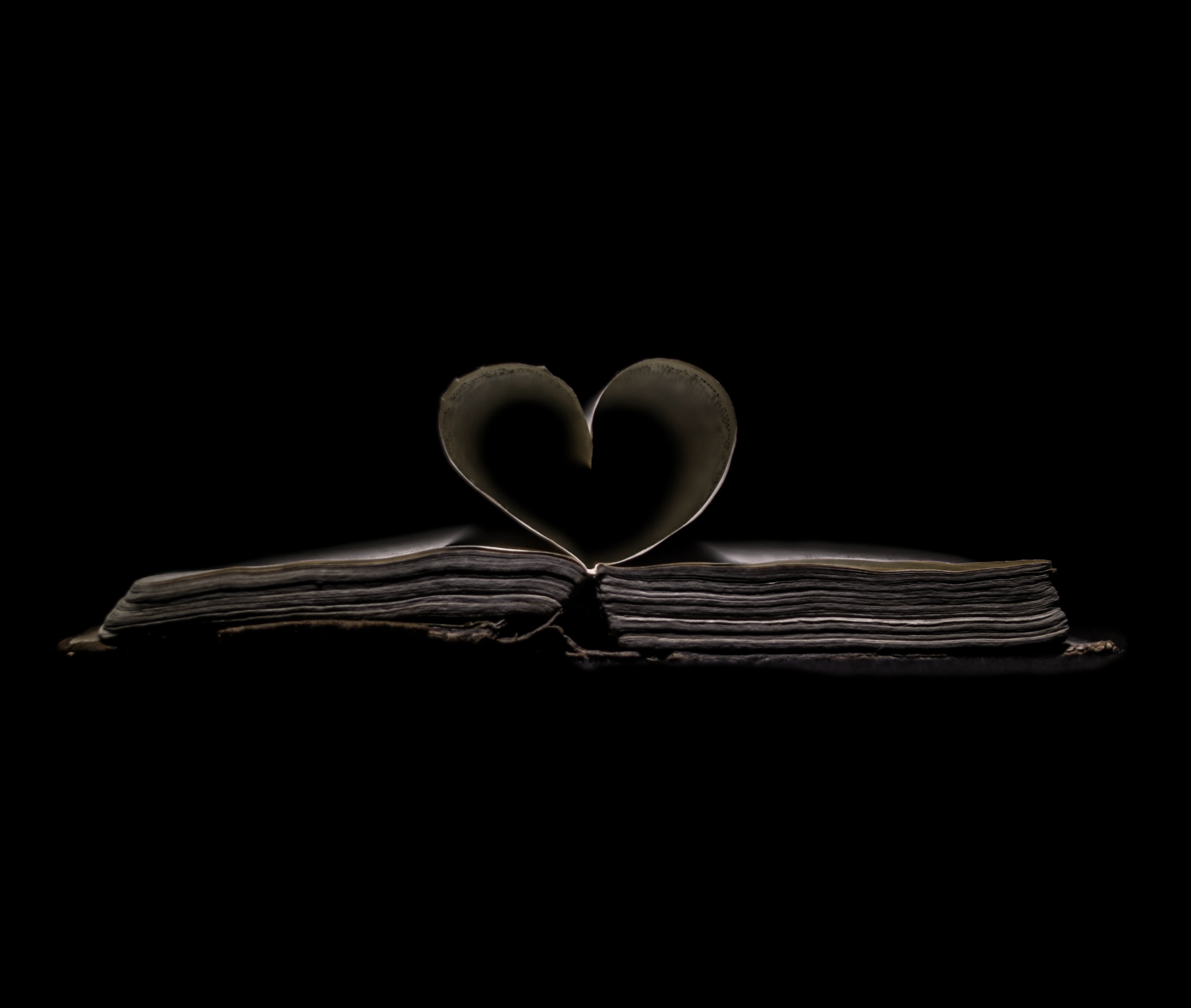 three objects, indoors, backgrounds, no people, opened, black background, valentines Day - Holiday, studio shot, two objects, positive emotion, still life, HD Wallpaper