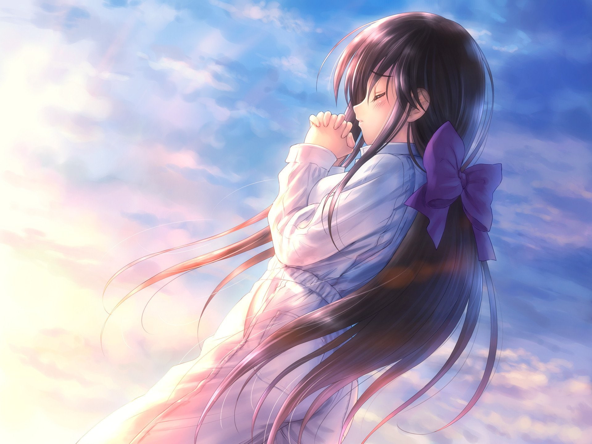 Narcissu, 1080P, Shinohara Himeko, Anime, HD Wallpaper