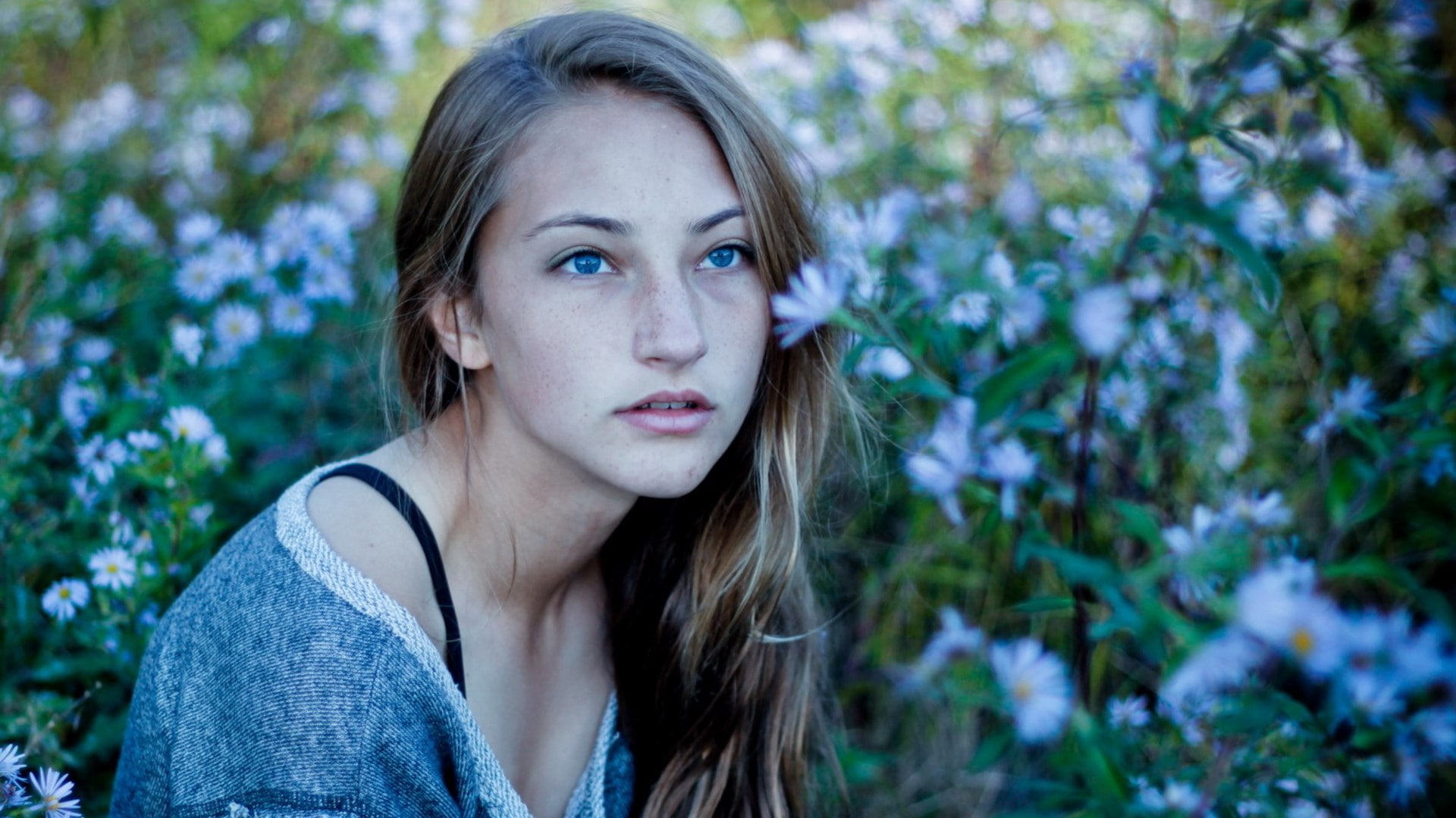 portrait, adult, beautiful girl woman images 1920x1080, hairstyle, looking at camera, contemplation, beautiful people, 1080P, young adult, women, day, HD Wallpaper