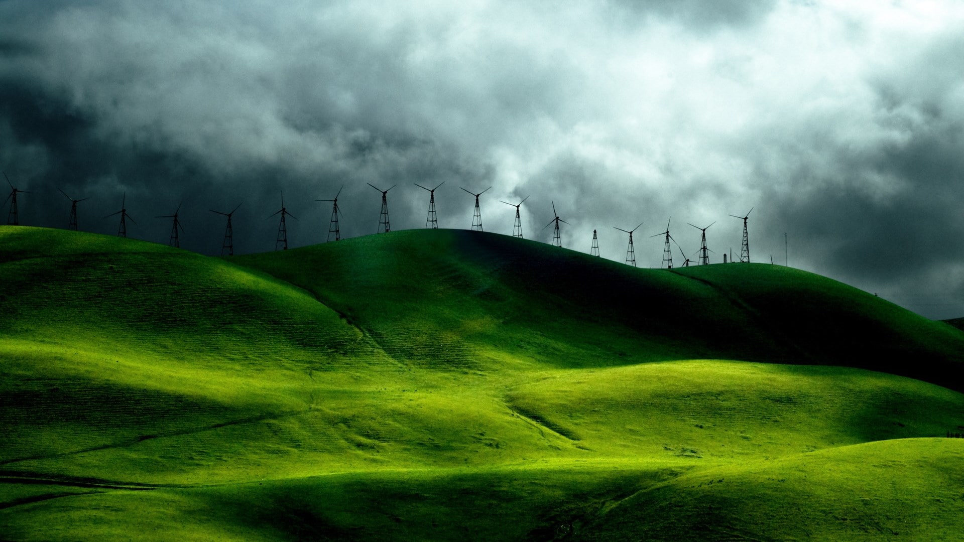 no people, sustainable resources, renewable energy, turbine, environment, wind power, fuel and power generation, beautiful scenes of nature hd pictures 1920x1080, HD Wallpaper
