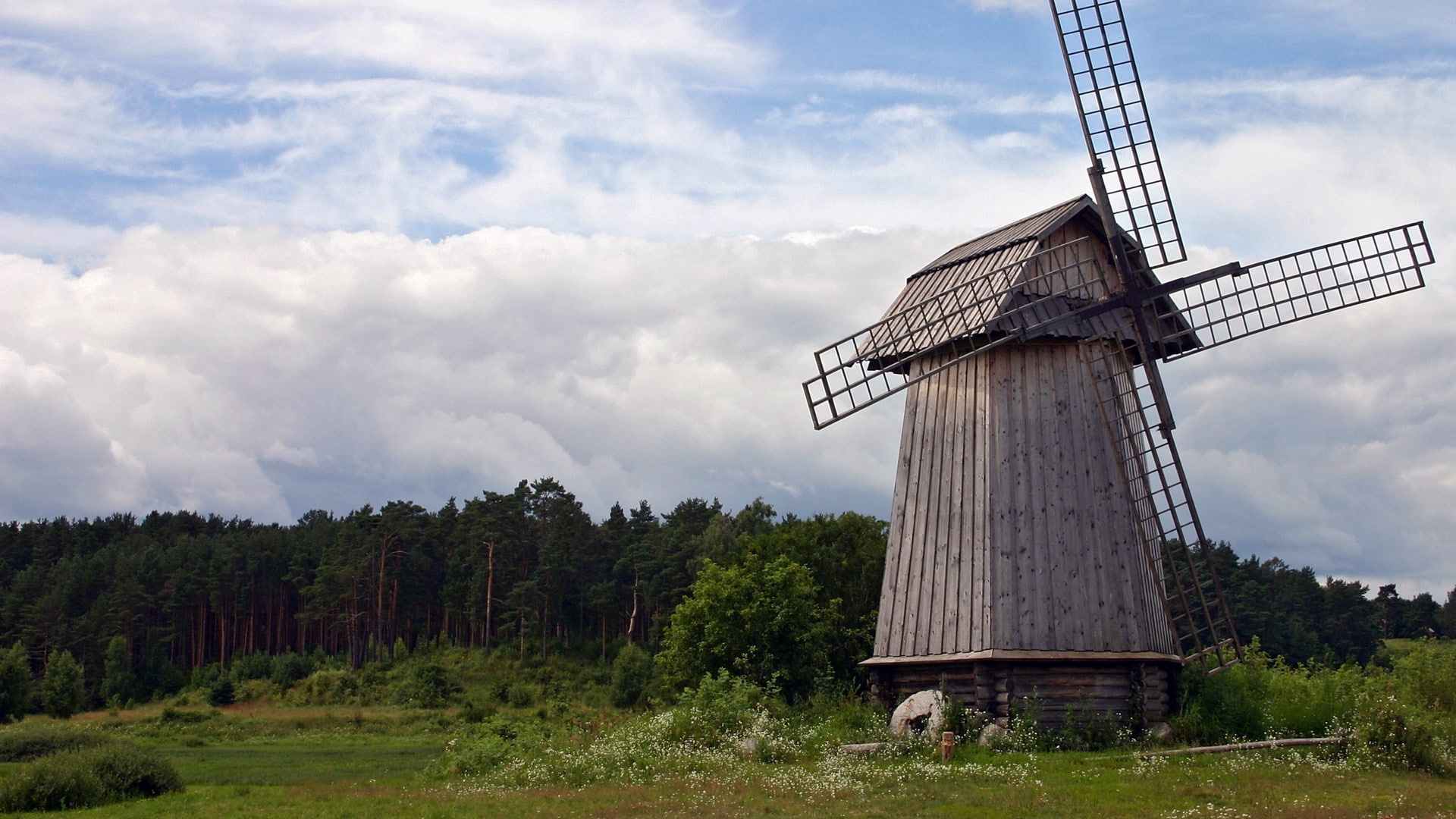 beautiful scenes of nature hd pictures 1920x1080, renewable energy, wind turbine, sky, field, turbine, fuel and power generation, tree, plant, built structure, HD Wallpaper