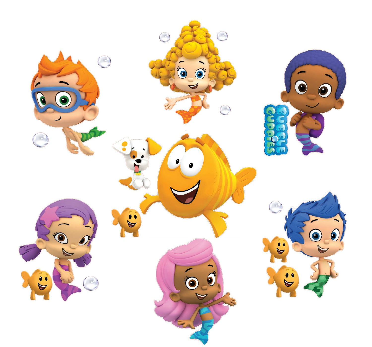 720P, bubble, guppies, HD Wallpaper