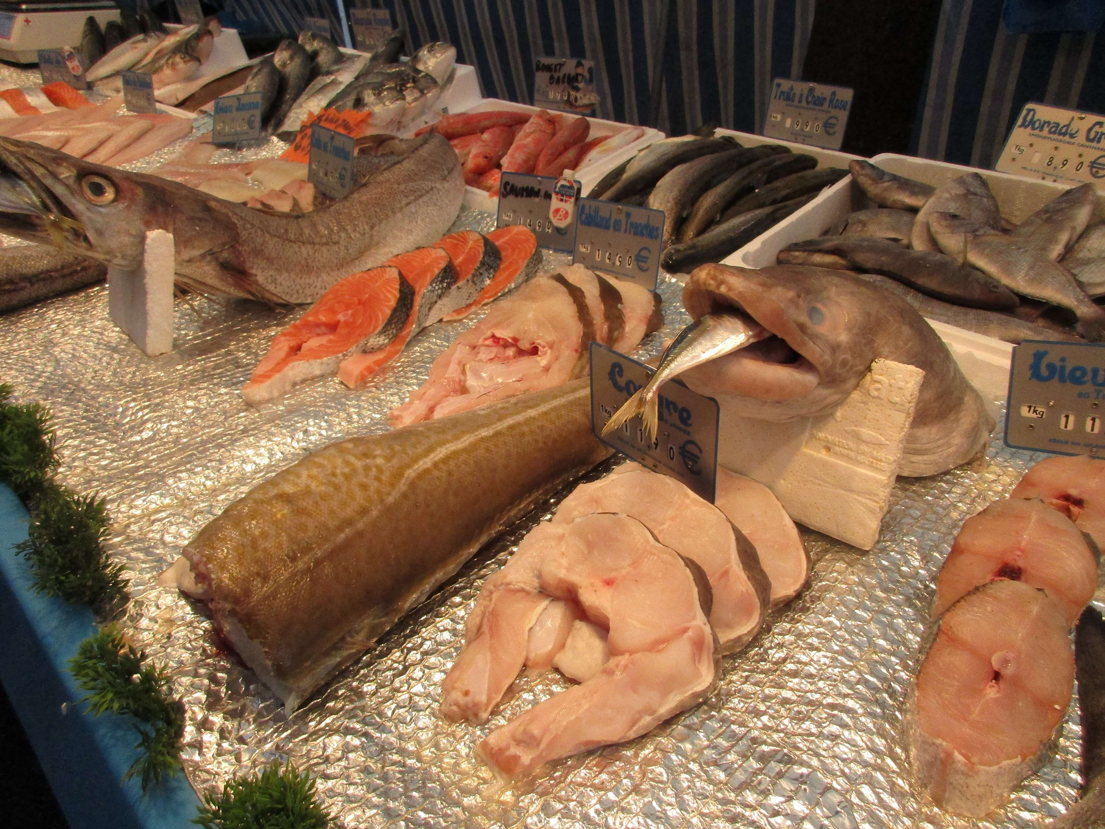 fish market, vertebrate, food, fish, food and drink, no people, freshness, retail, crustacean, raw food, wellbeing, indoors, still life, market, seafood, HD Wallpaper