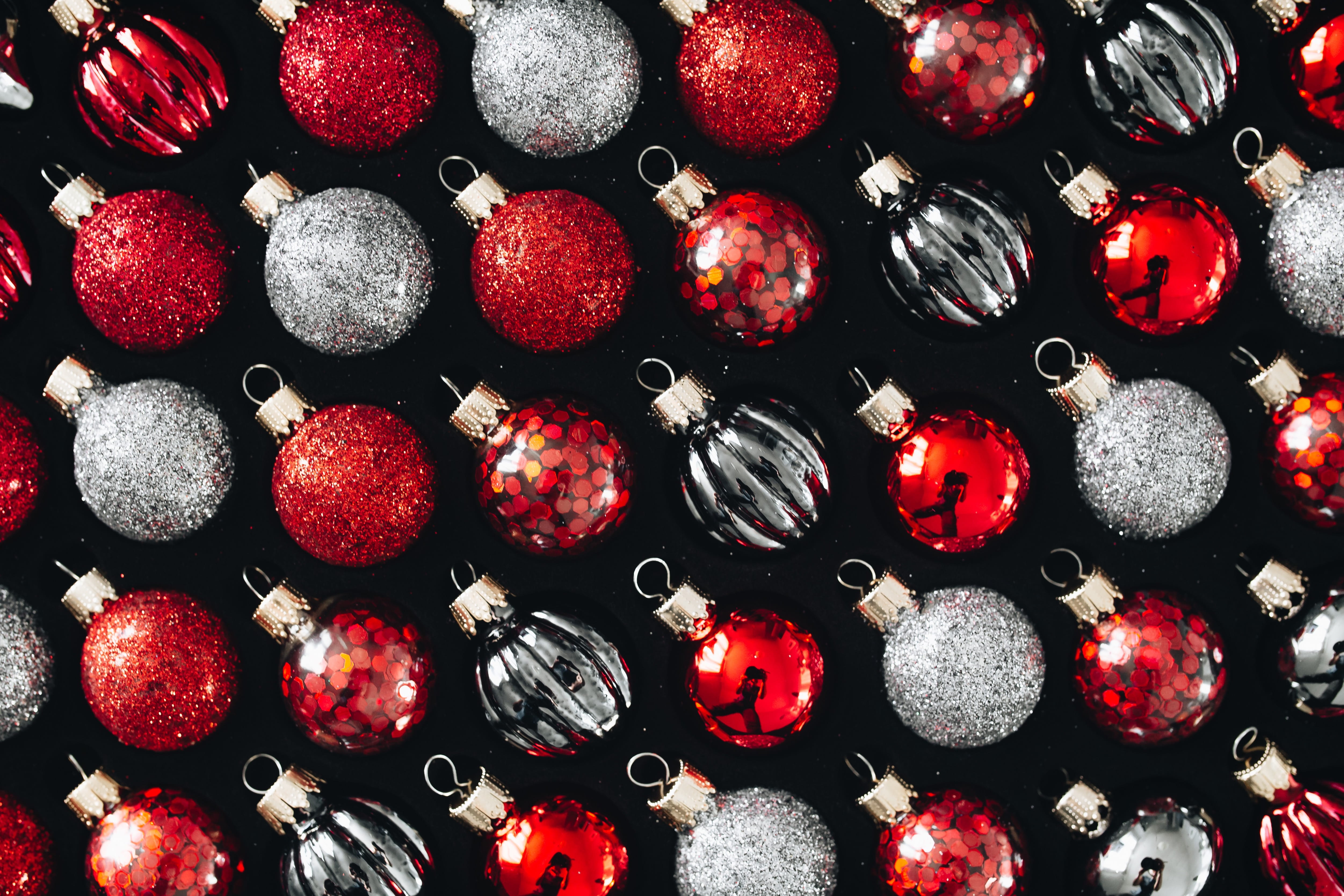 high angle view, holidays, close-up, food and drink, in a row, abundance, backgrounds, directly above, december, fruit, freshness, no people, 4K, decoration, HD Wallpaper