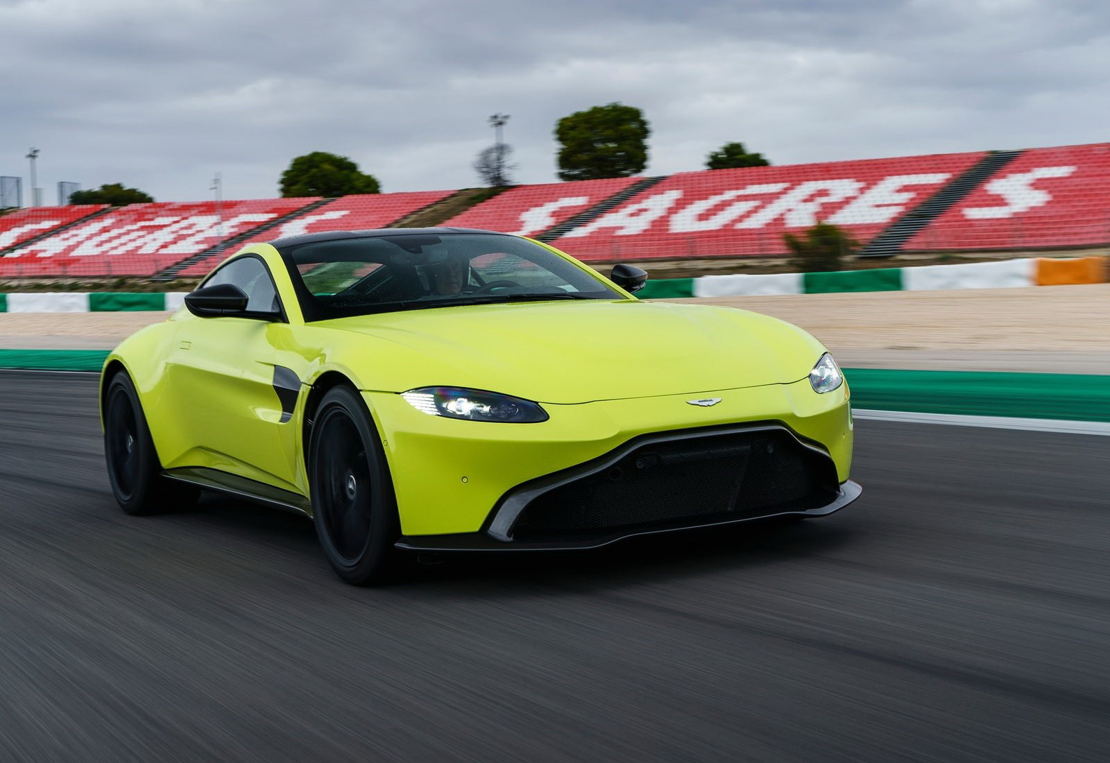 mode of transportation, sports race, motorsport, auto racing, day, essence, car, transportation, text, yellow, land vehicle, motor vehicle, sport, vantage, HD Wallpaper