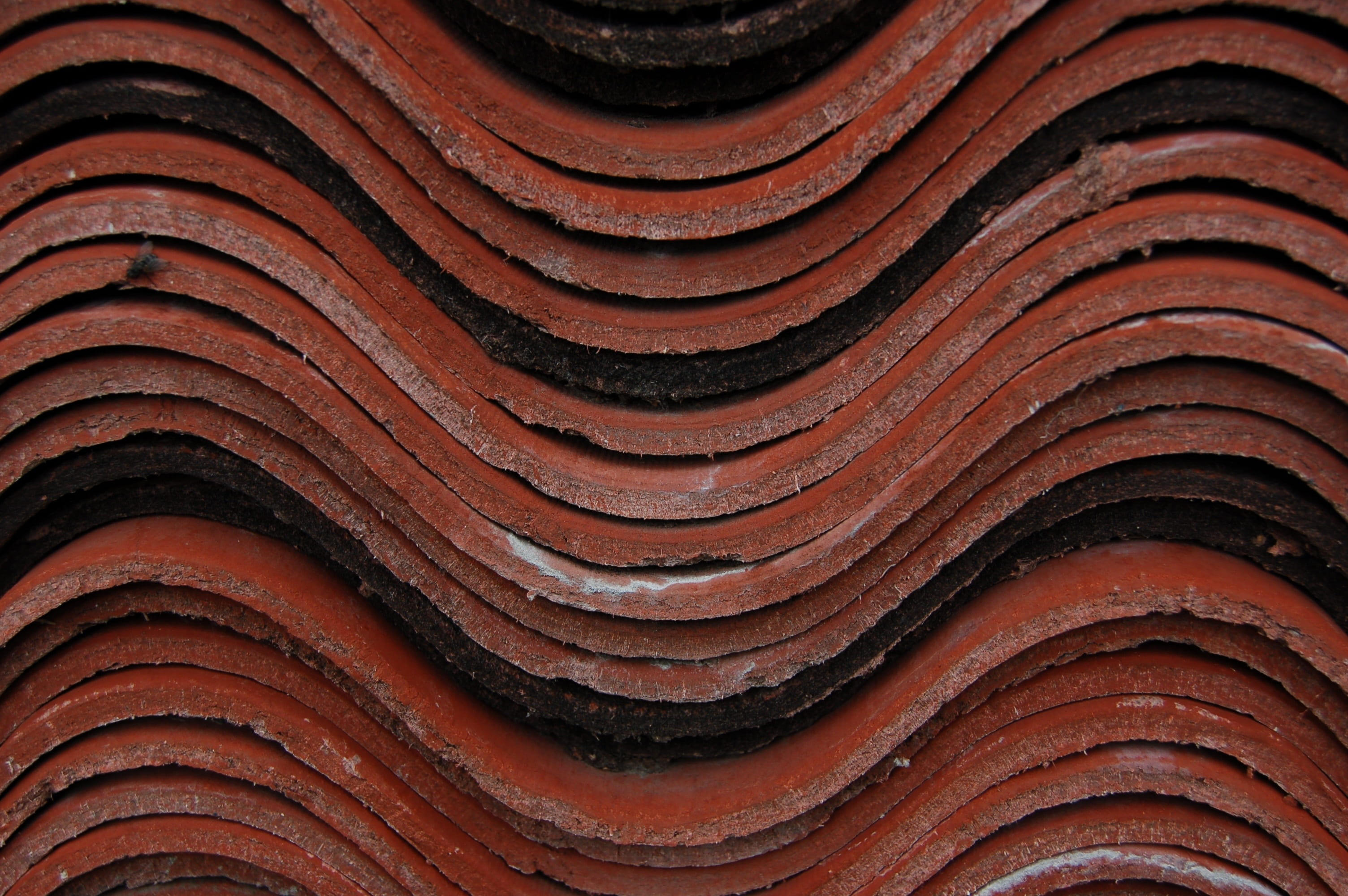 building, abstract, concentric, brown, desktop, backgrounds, rough, construction, tile, 2K, stack, terracotta, day, full frame, nature, pattern, design, HD Wallpaper