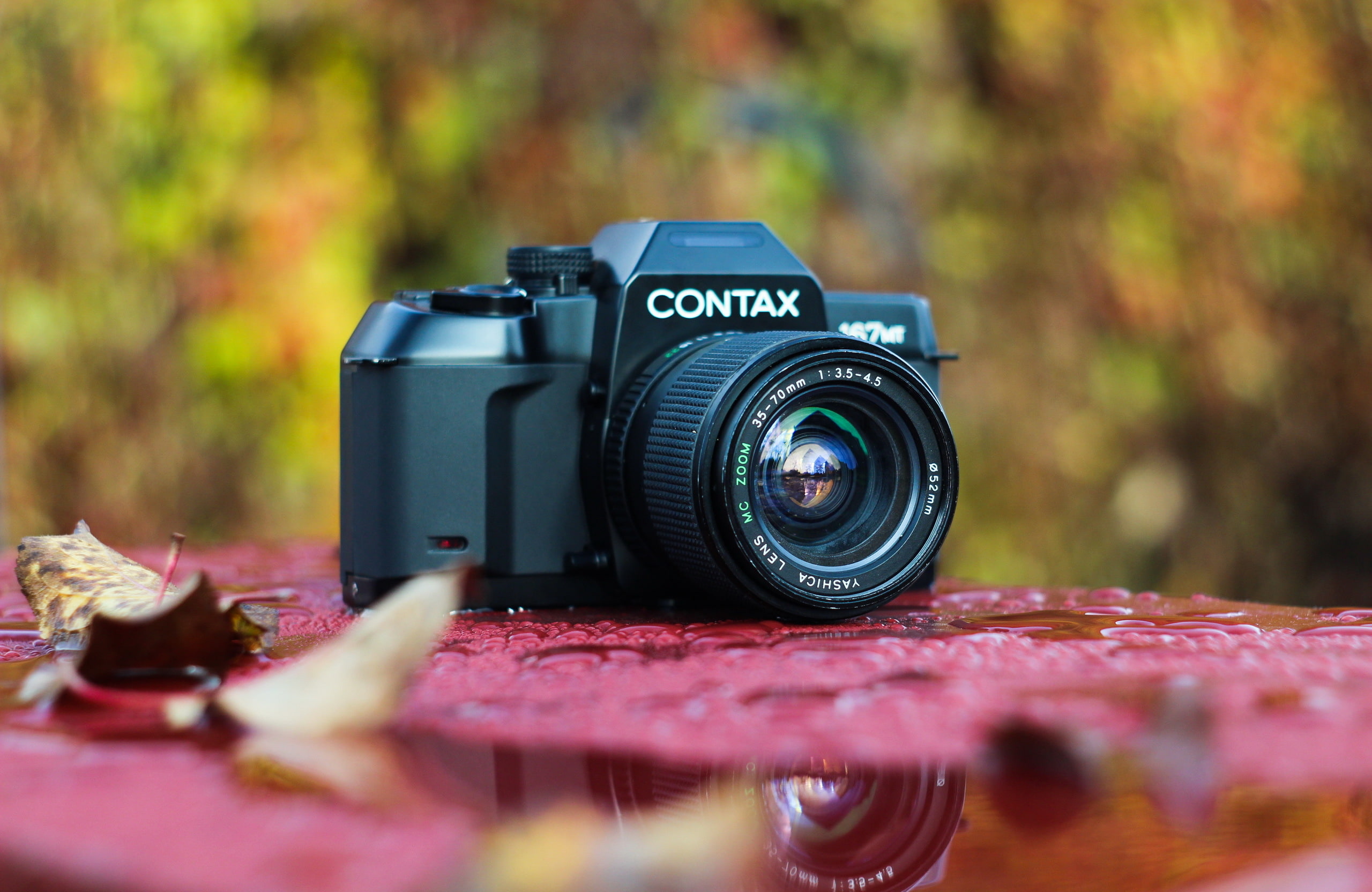 2K, Yashica lens, macro, camera, background, Contax 167MT, HD Wallpaper