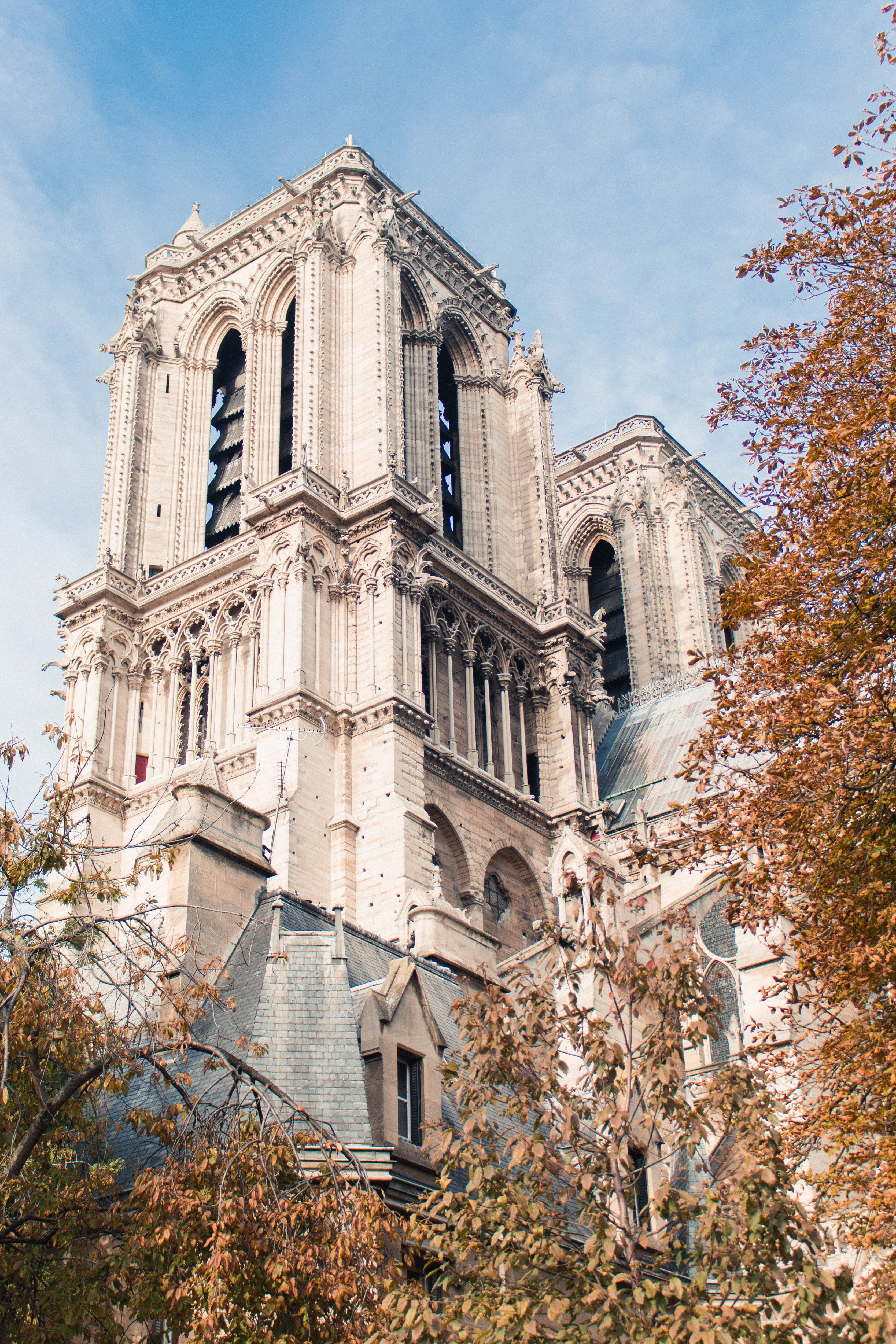 france, no people, sky, travel destinations, clock tower, spire, steeple, gothic style, church, architecture, 4K, low angle view, place of worship, office building, Phone HD Wallpaper