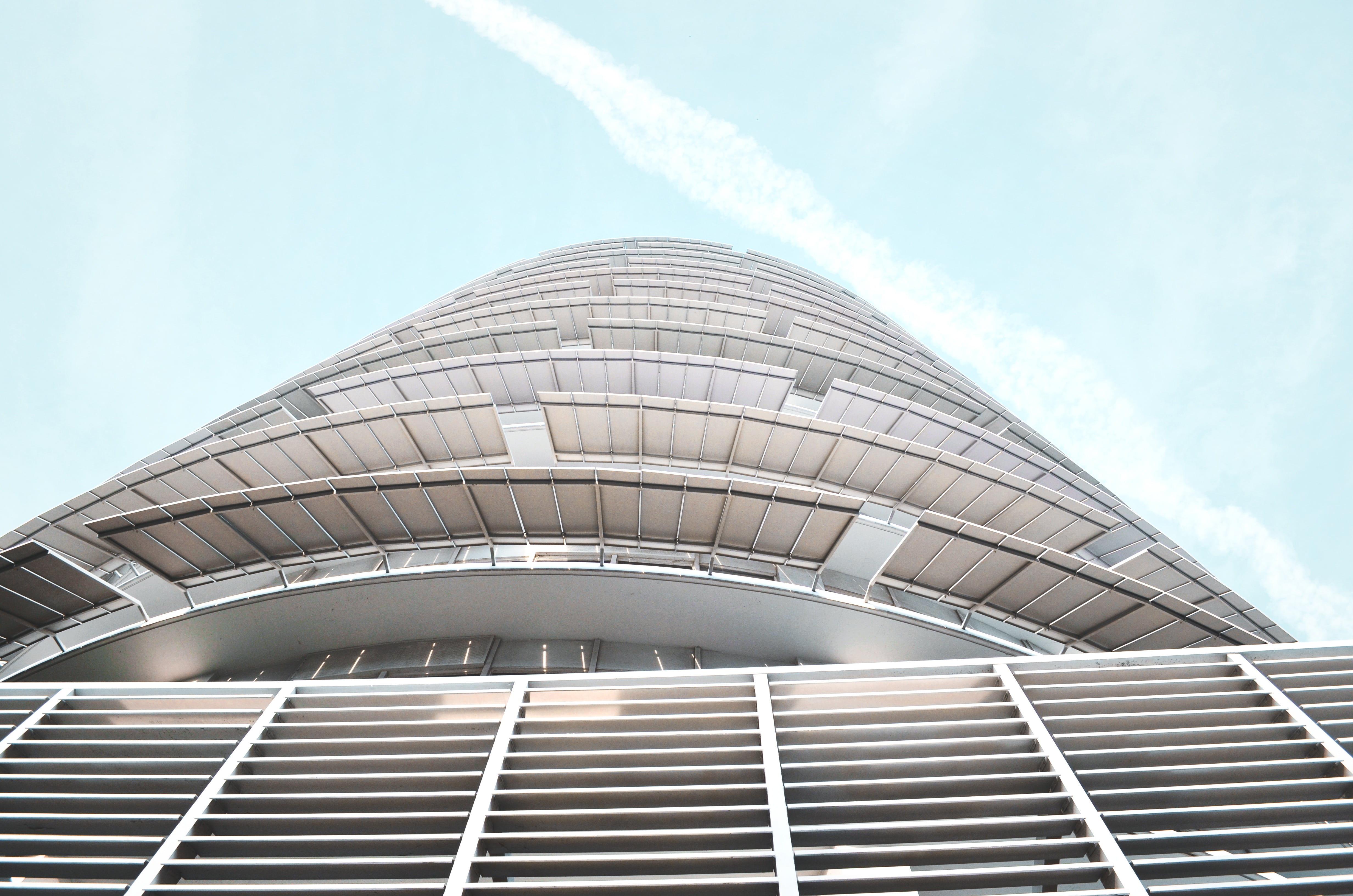 nature, building, office, no people, tower, modern, low, angle, photography, steel, blue, futuristic, rise, wall - building feature, design, building exterior, HD Wallpaper