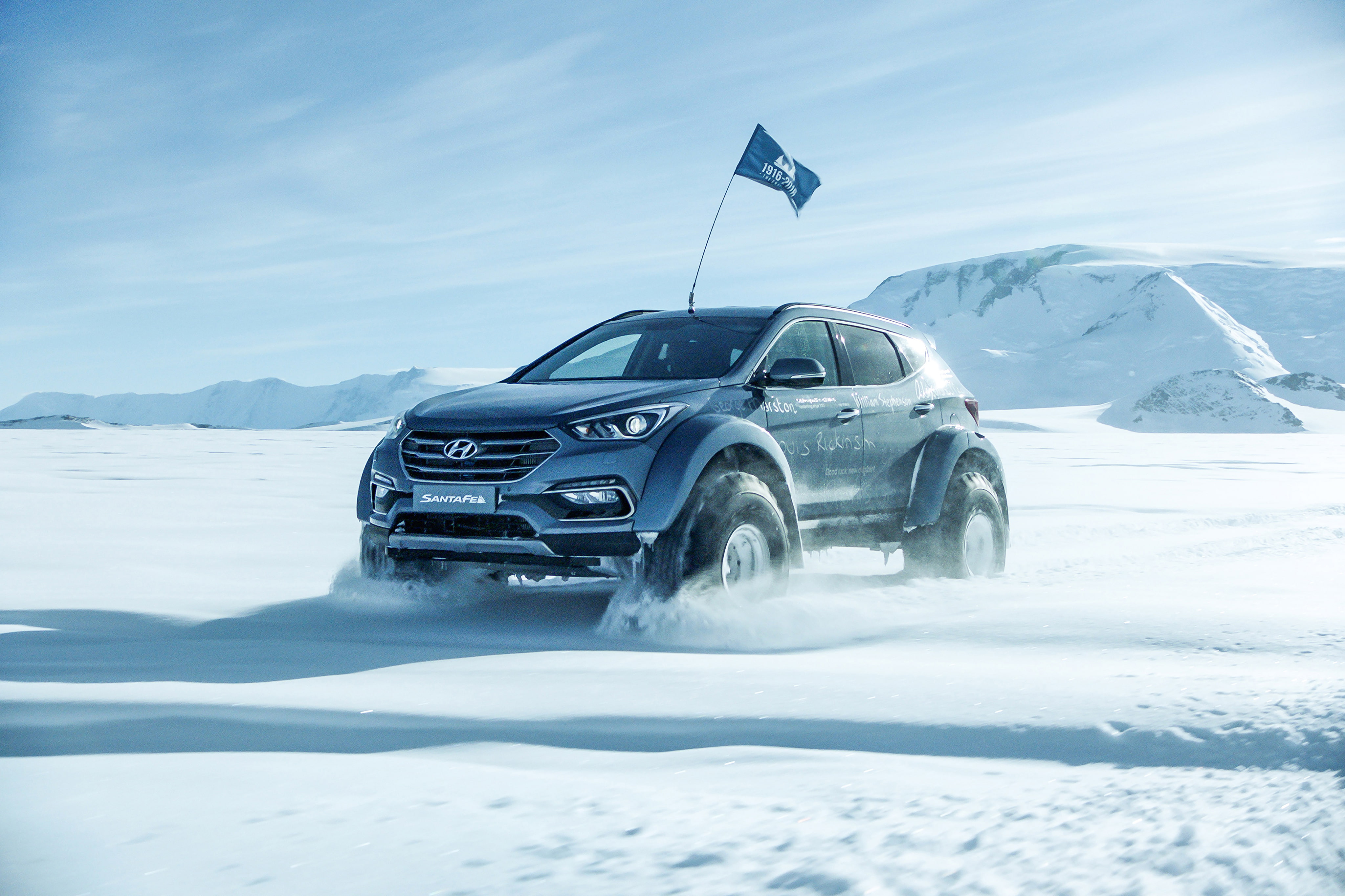 2017, Hyundai Santa Fe, 4K, 4K, Arctic Trucks, HD Wallpaper