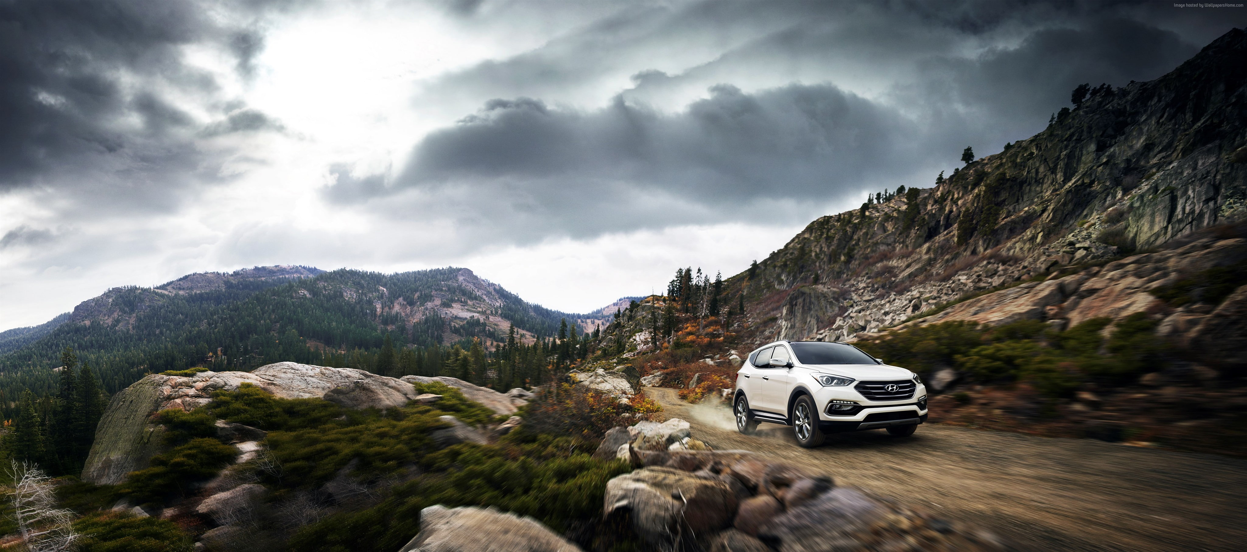crossover, 4K, Hyundai Santa Fe Sport, Chicago Auto Show 2016, HD Wallpaper