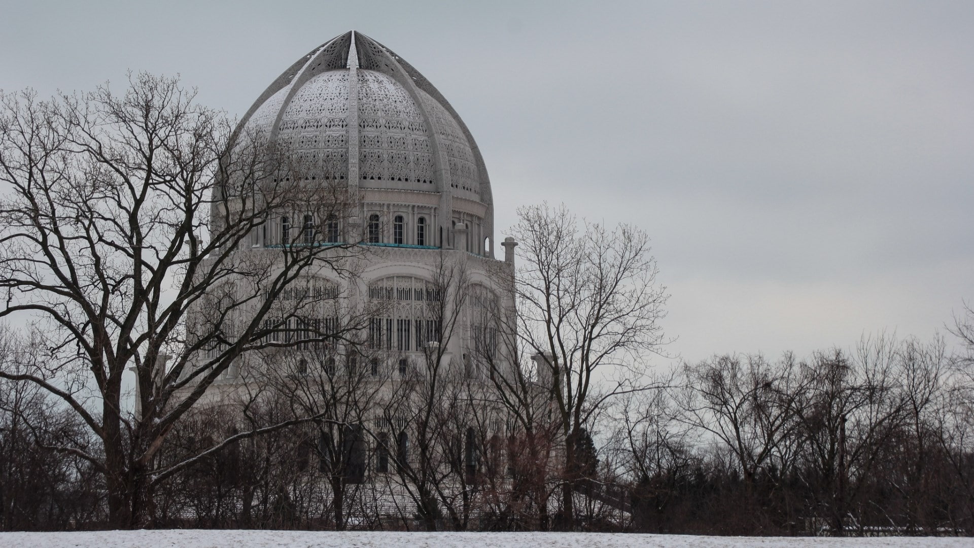bahai temple, 1080P, HD Wallpaper