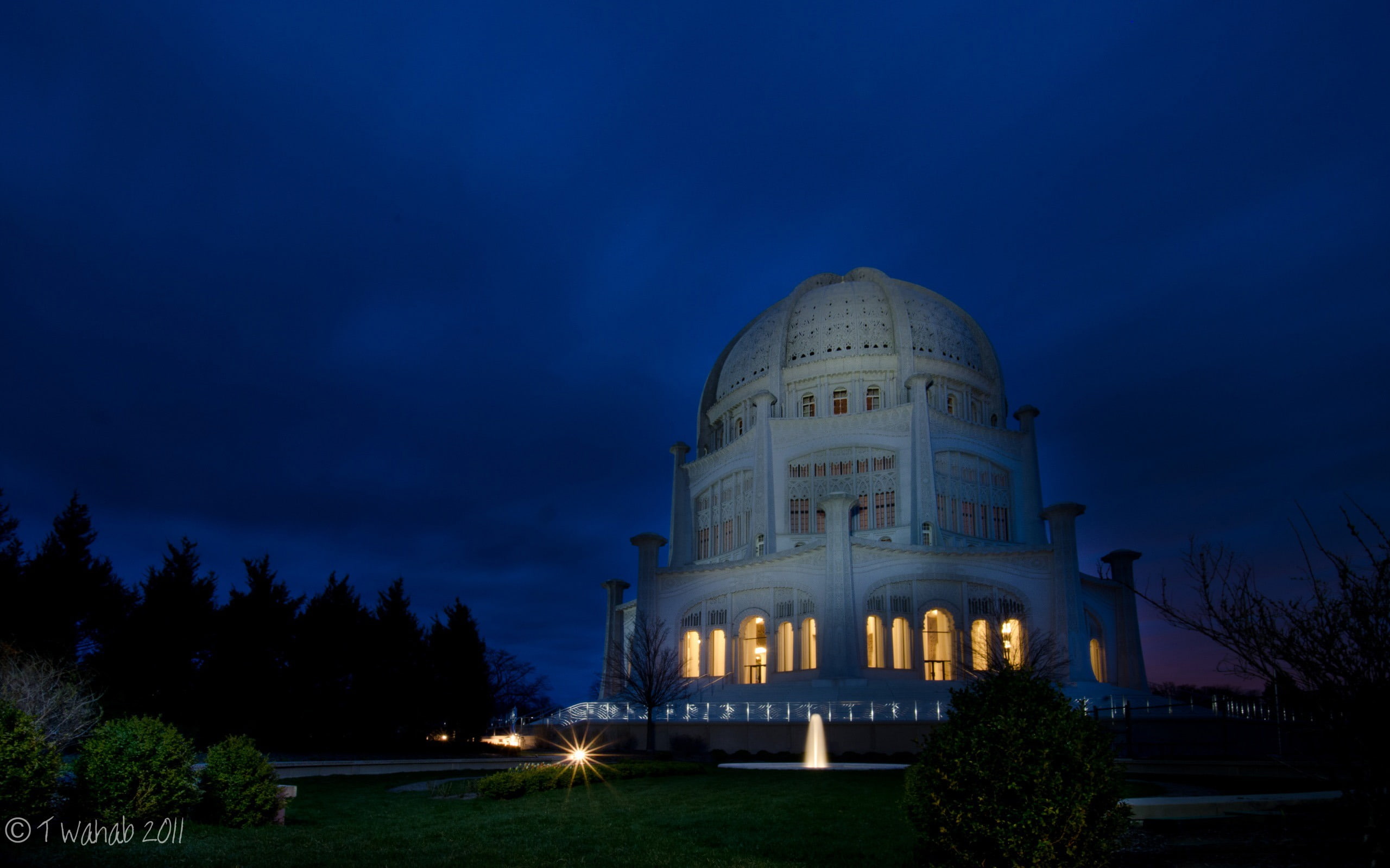 nature, history, night, building exterior, concrete, outdoors, temple, building, tree, illuminated, photography, the past, dome, architecture, HD Wallpaper