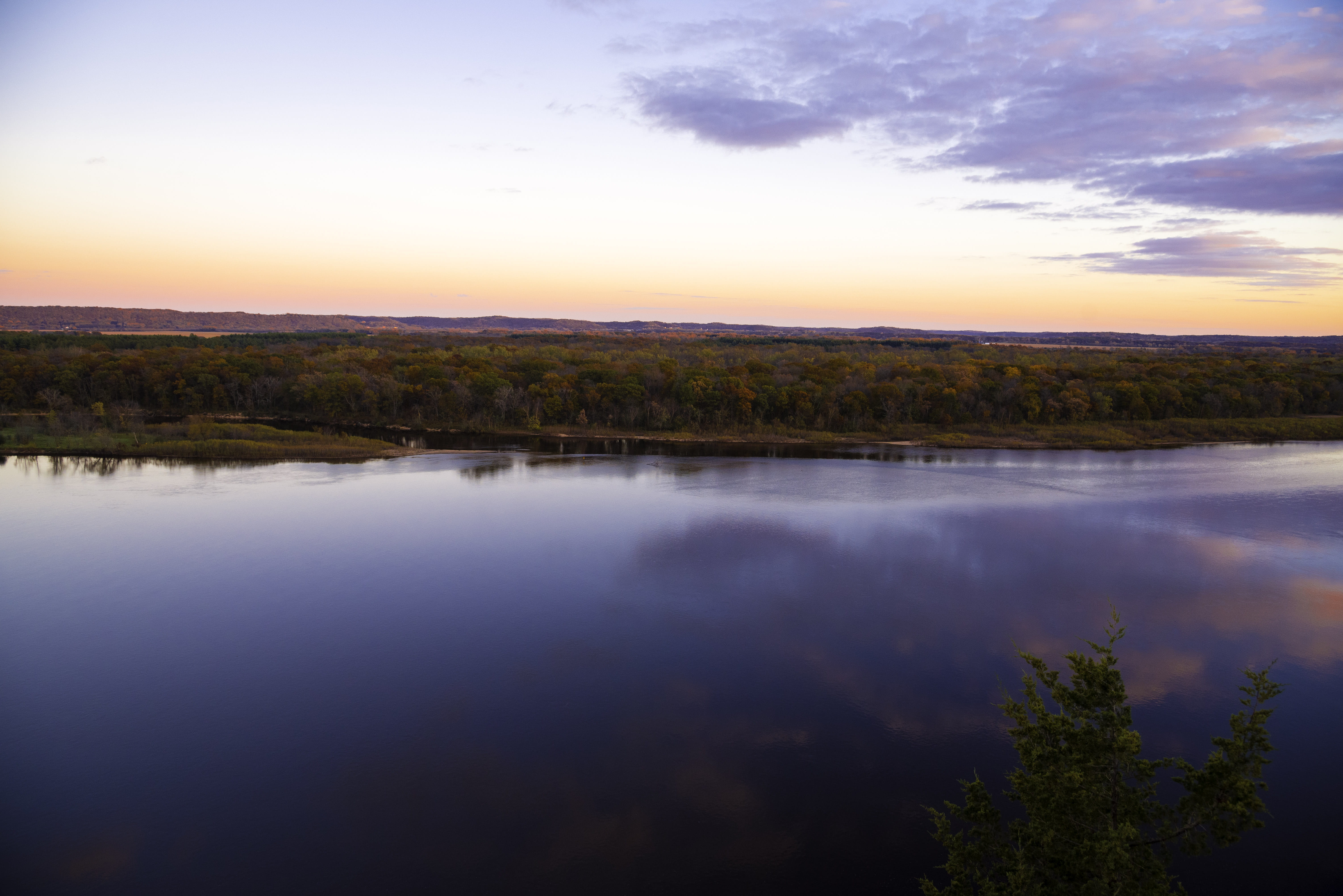 Wisconsin, cloud - Sky, plant, public domain, across, lake, view, reflection, ferry bluff, scenics - nature, environment, tranquil Scene, trees, Scenic, HD Wallpaper