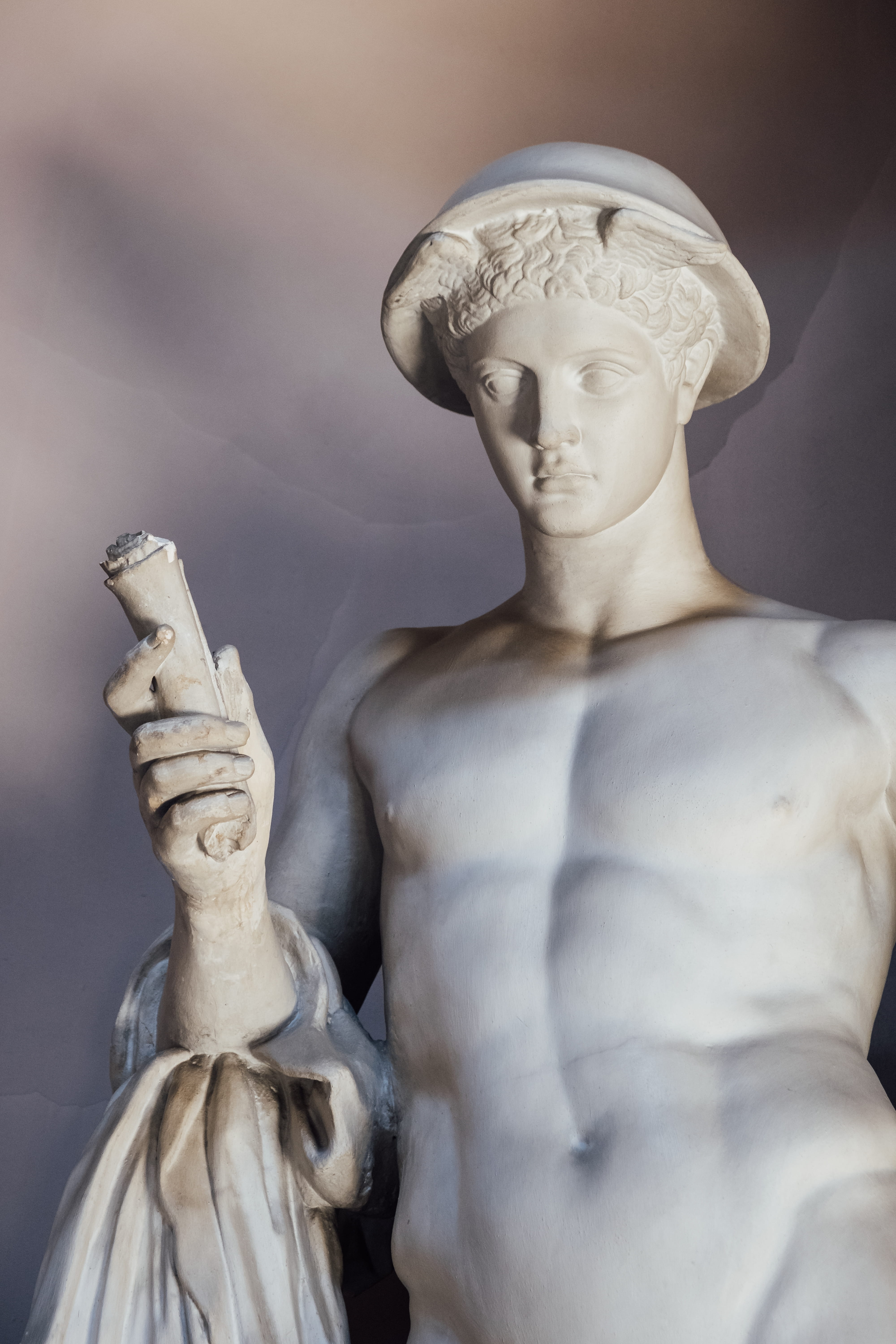 5K, sculpture, united kingdom, design, bust, figure, indoors, modern art, belief, history, spirituality, male likeness, museum, religion, representation, Phone HD Wallpaper