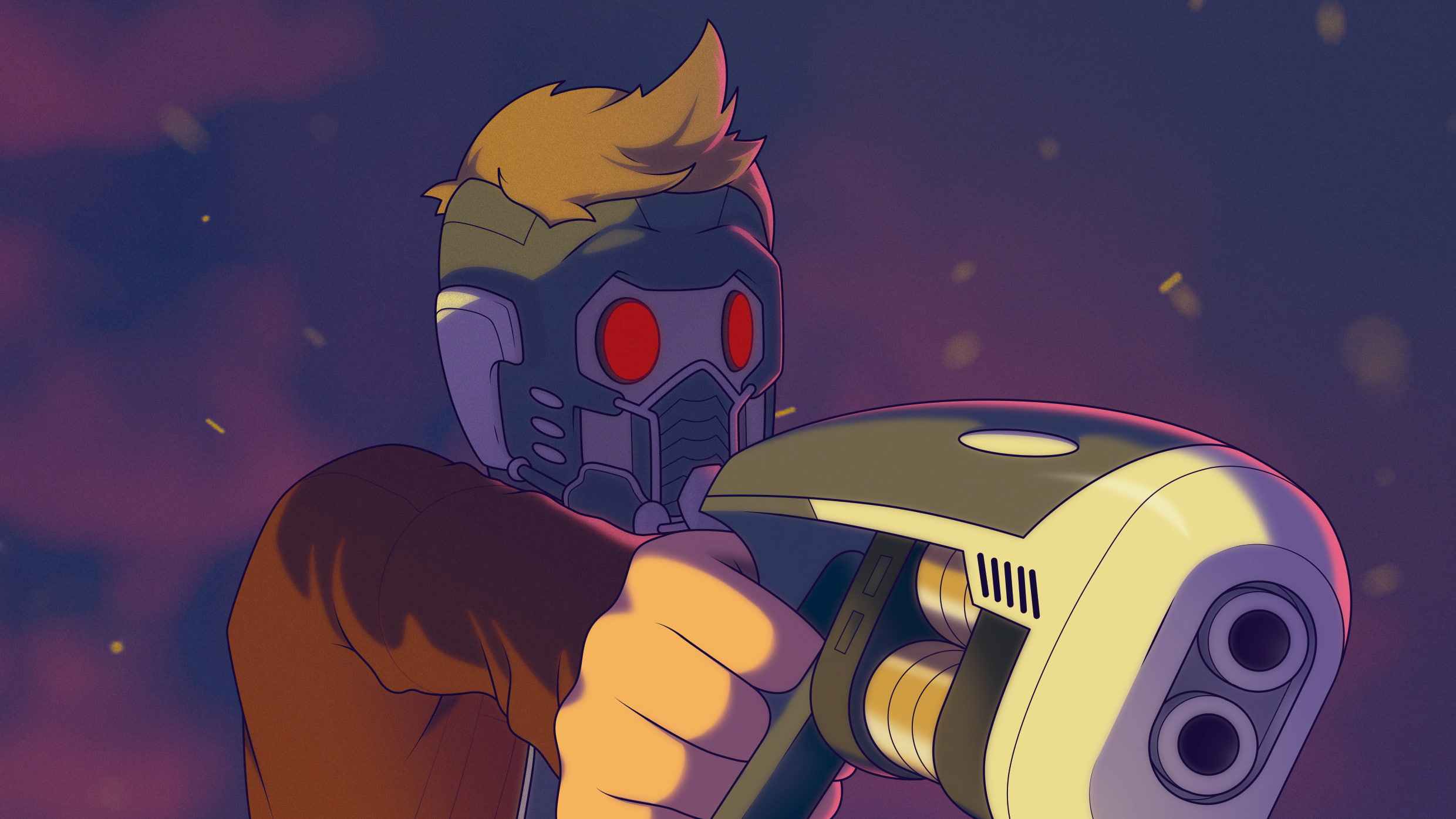 digital art, hd, behance, artwork, superheroes, star lord, 1080P, artist, HD Wallpaper