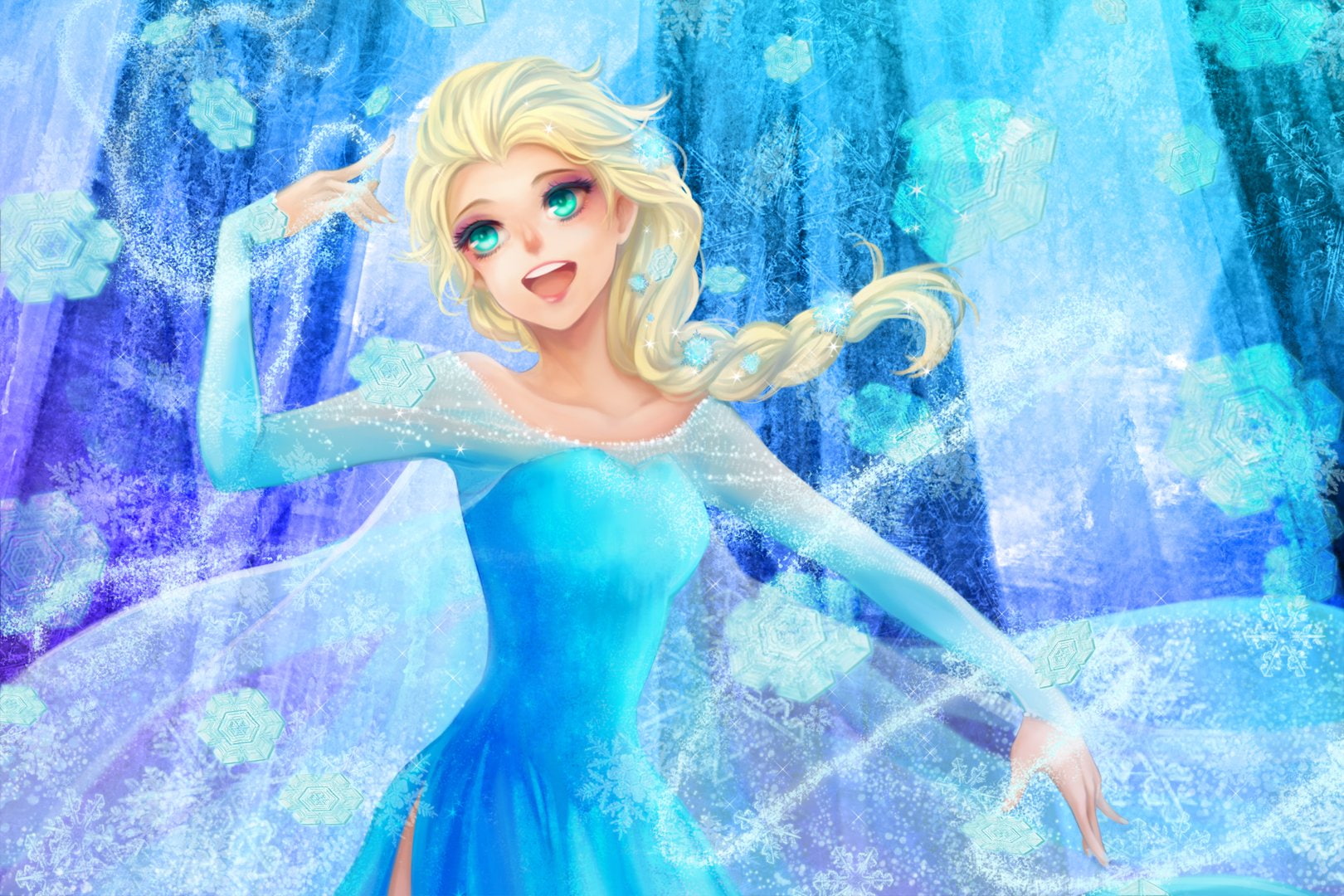 720P, x, nature, px, movie, Frozen (movie), sky, frozen, art, hd, cartoon, 1620x1080 px, HD Wallpaper