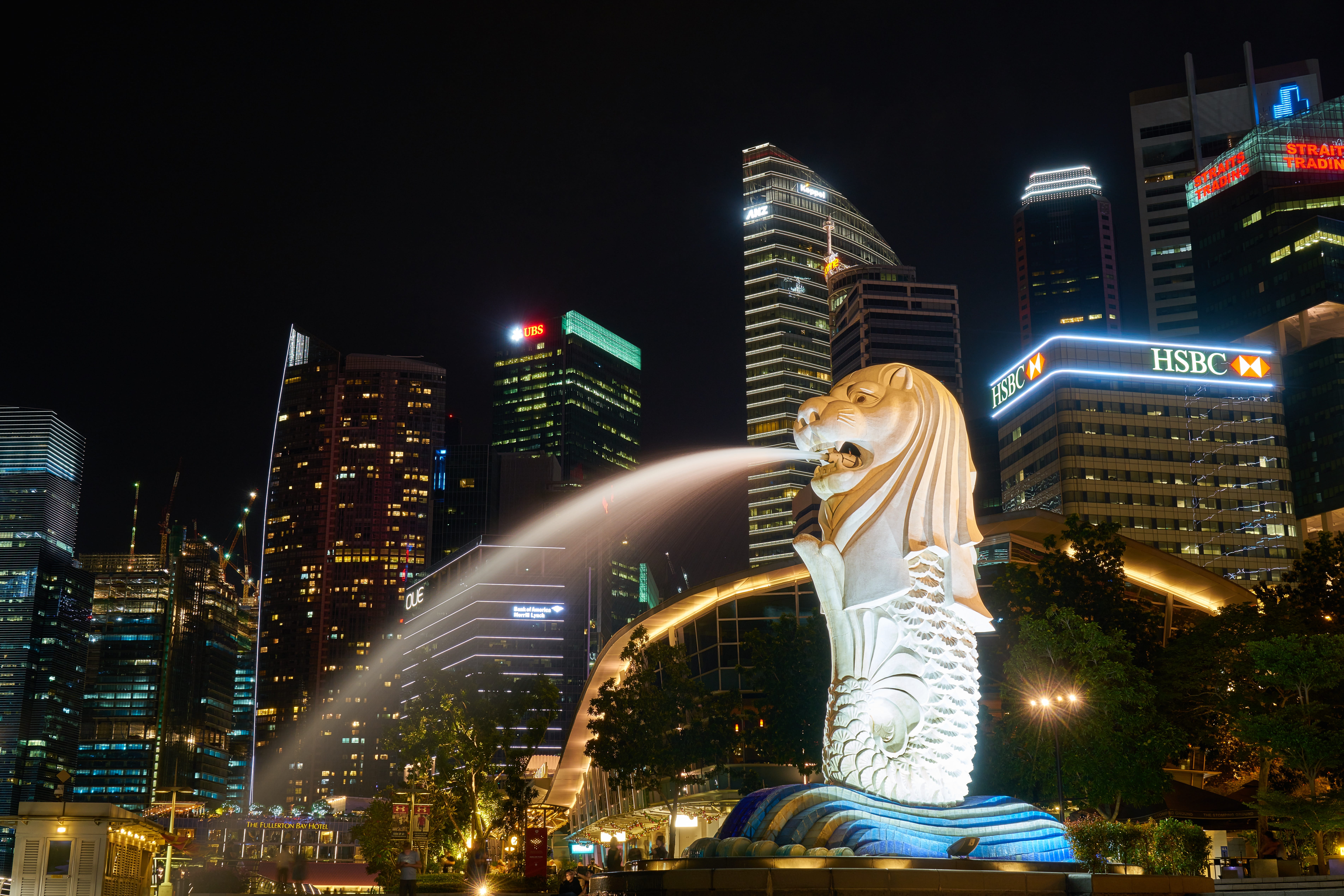 water, river, illuminated, human representation, hotel, street, holiday, cityscape, financial district, Al, office building exterior, modern, holidays, HD Wallpaper