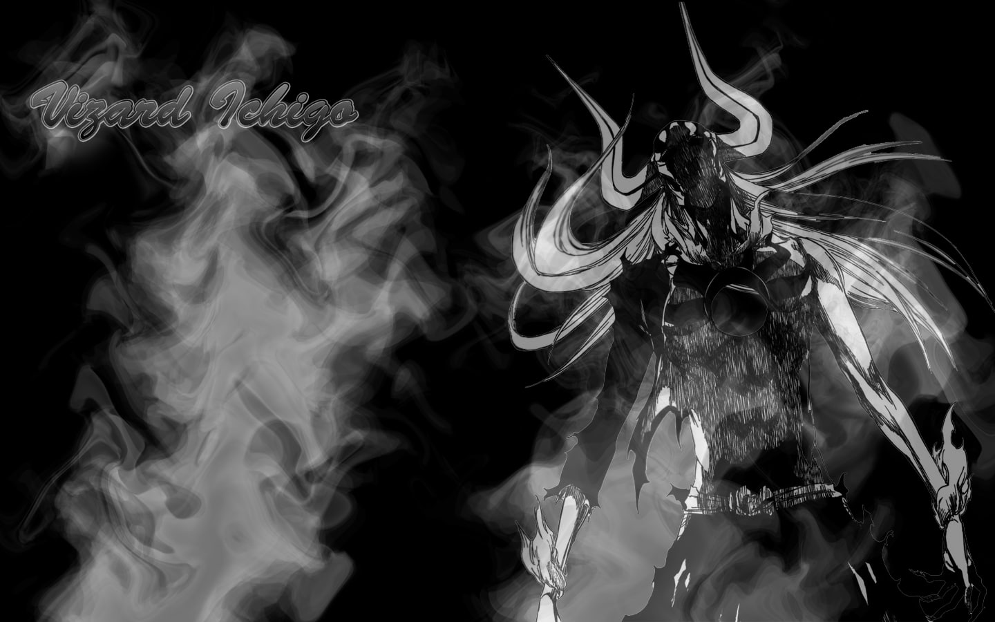 art, vastolorde, vizard, kurosaki, anime, x, bleach, ichigo, 720P, hd, kurosaki ichigo, HD Wallpaper